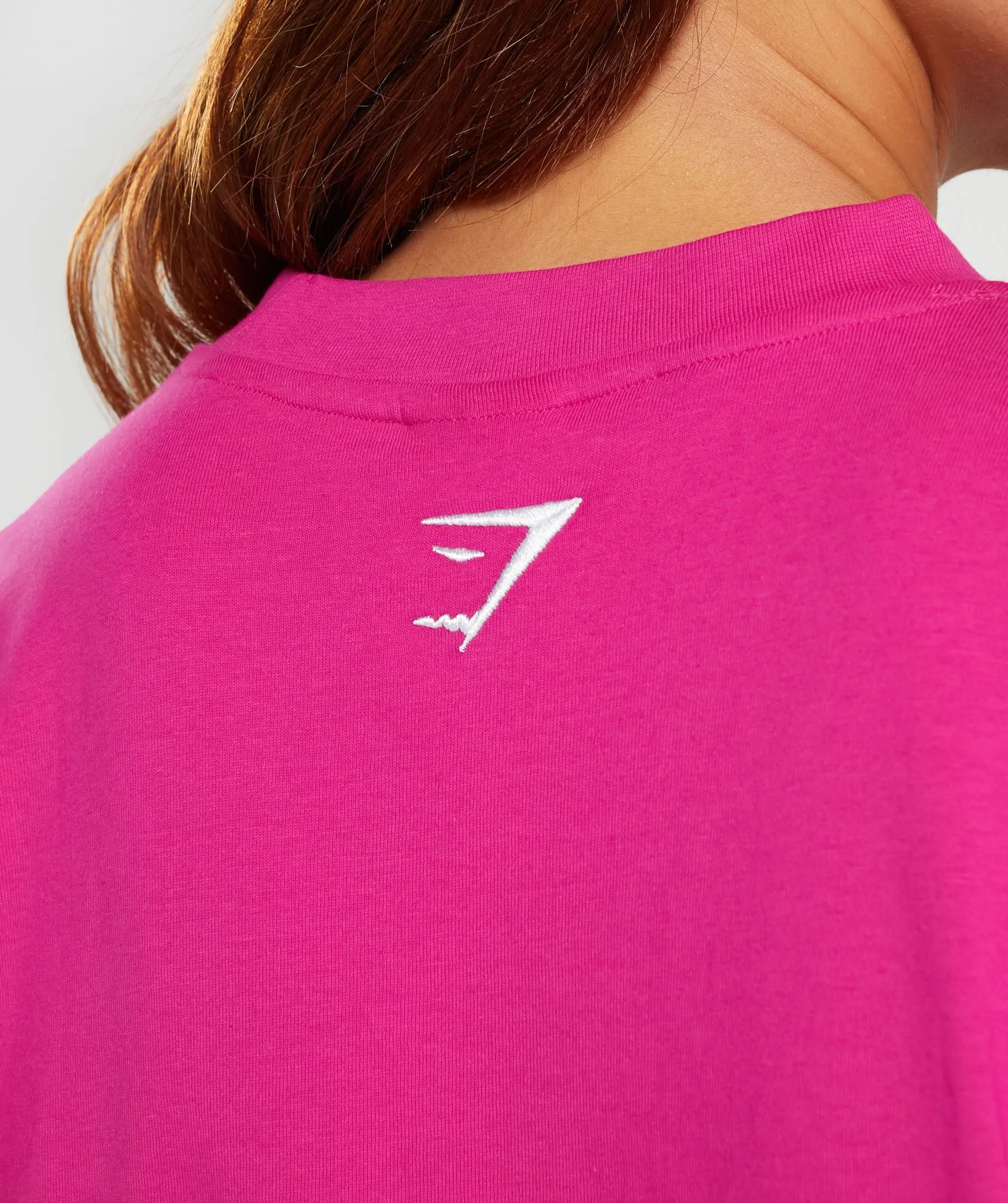 Gymshark Block Oversized T-Shirt - Bold Magenta sold by Gymshark product image thumbnail 5