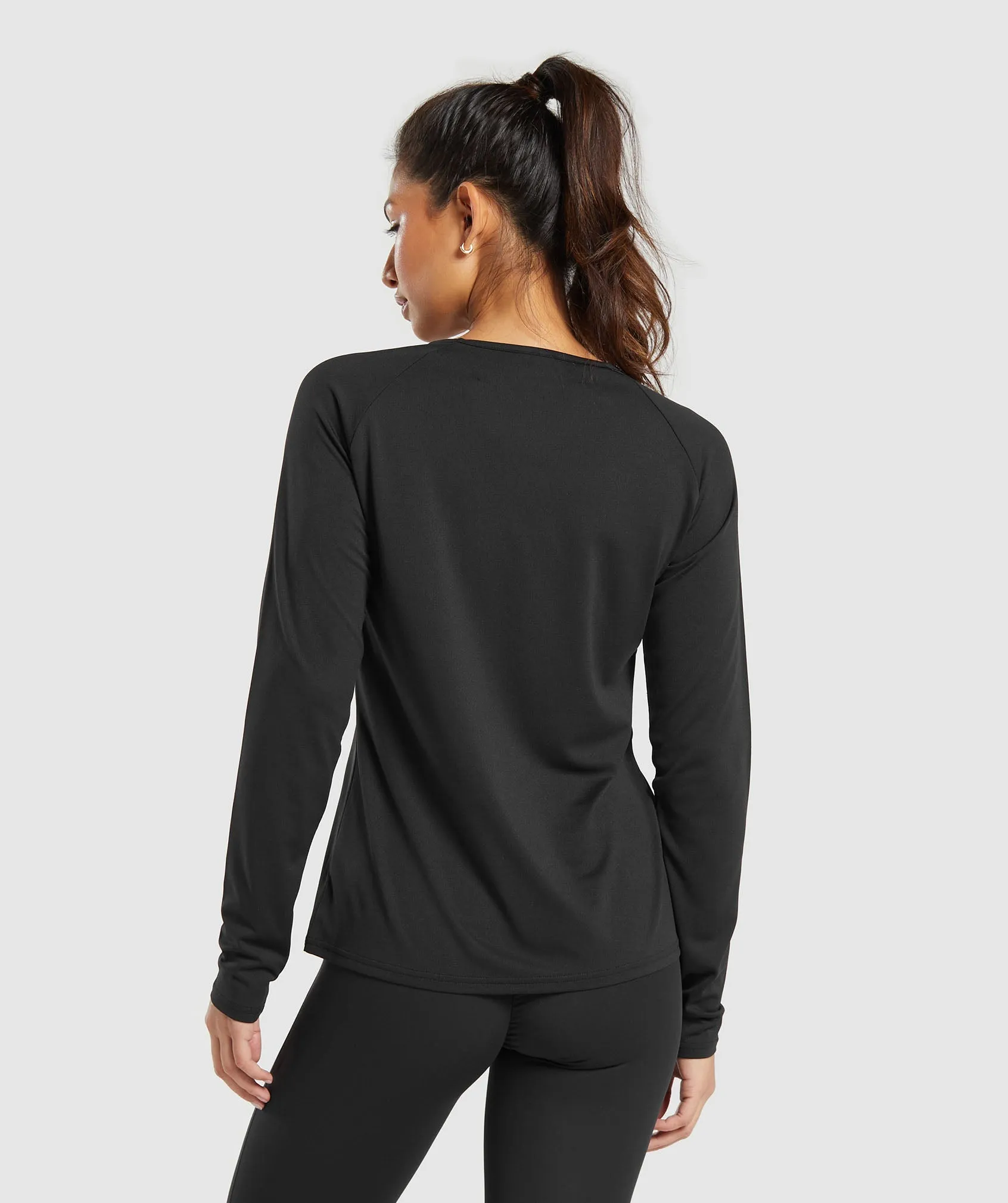 Gymshark Training Long Sleeve Top - Black sold by Gymshark product image thumbnail 2