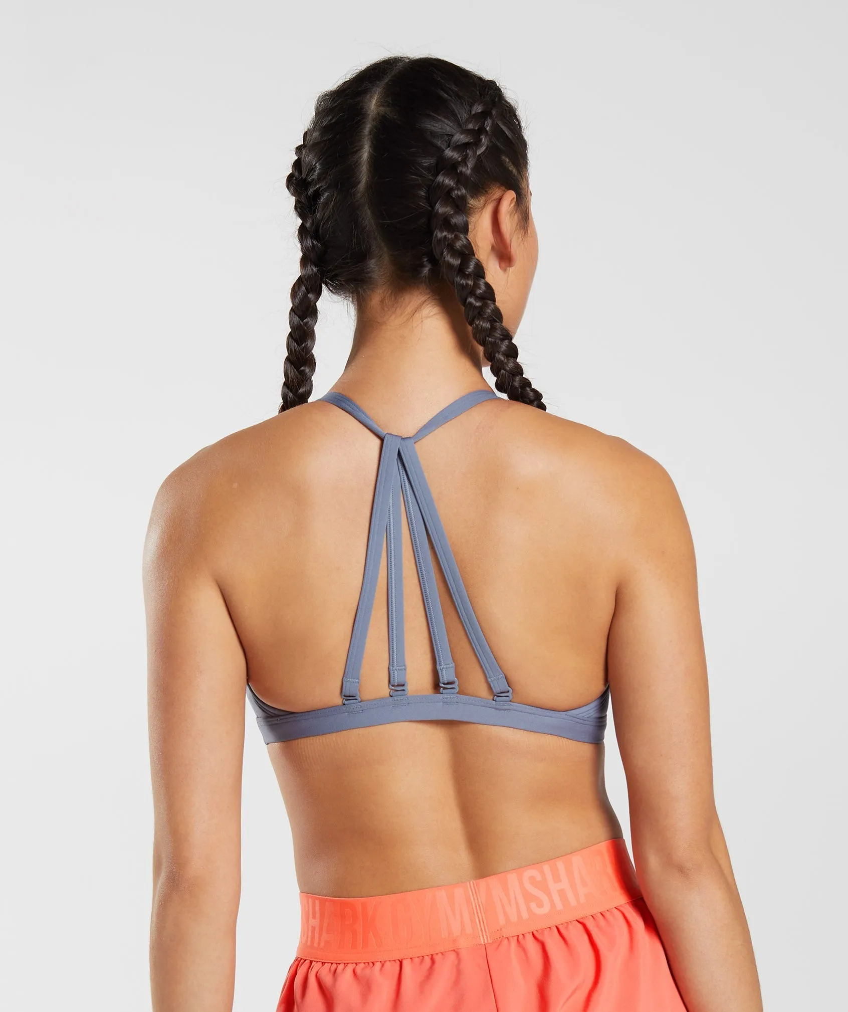 Gymshark Minimal Sports Bra - Evening Blue sold by Gymshark product image thumbnail 2
