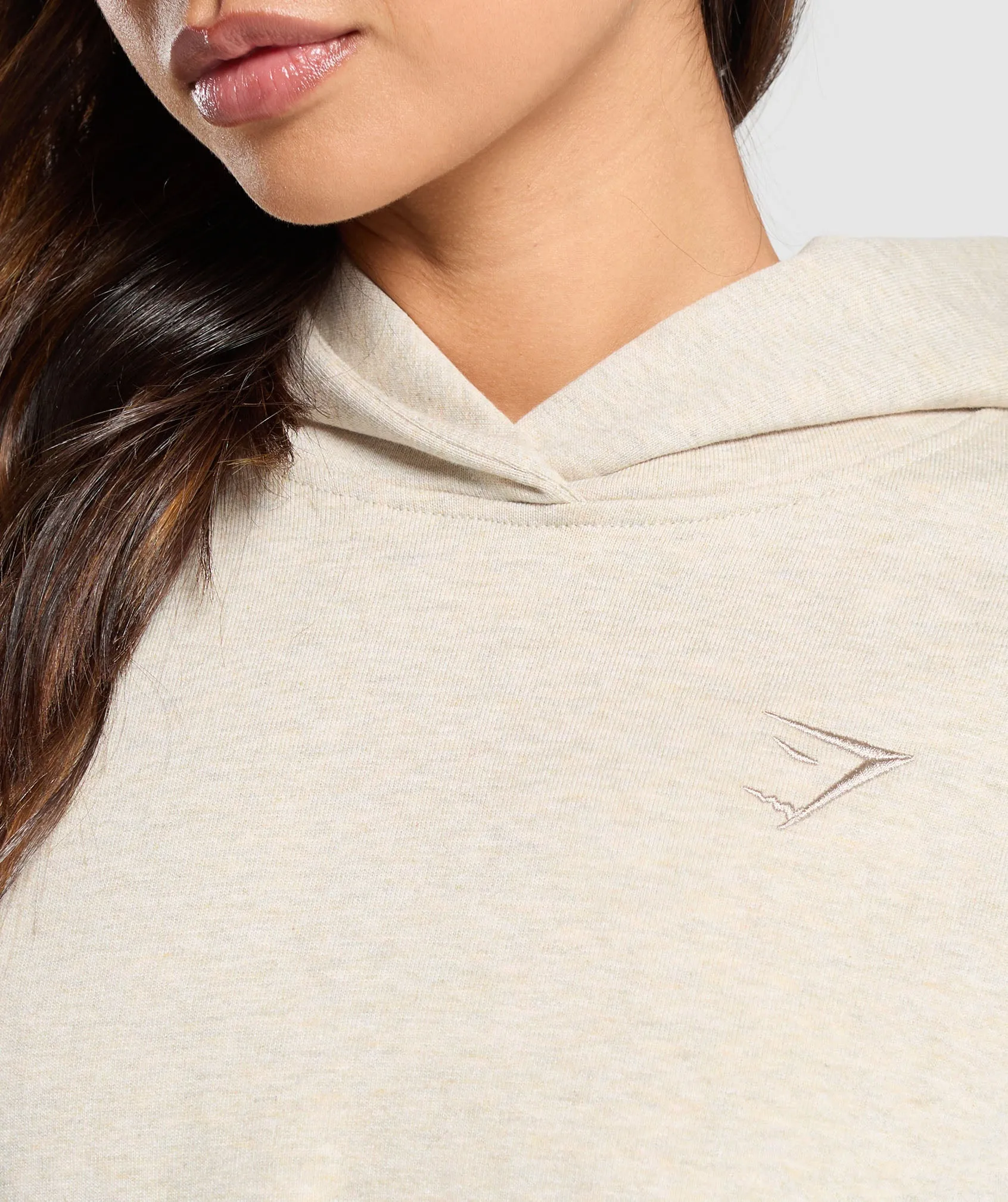 Gymshark Rest Day Sweats Hoodie - Beige Marl sold by Gymshark product image thumbnail 5