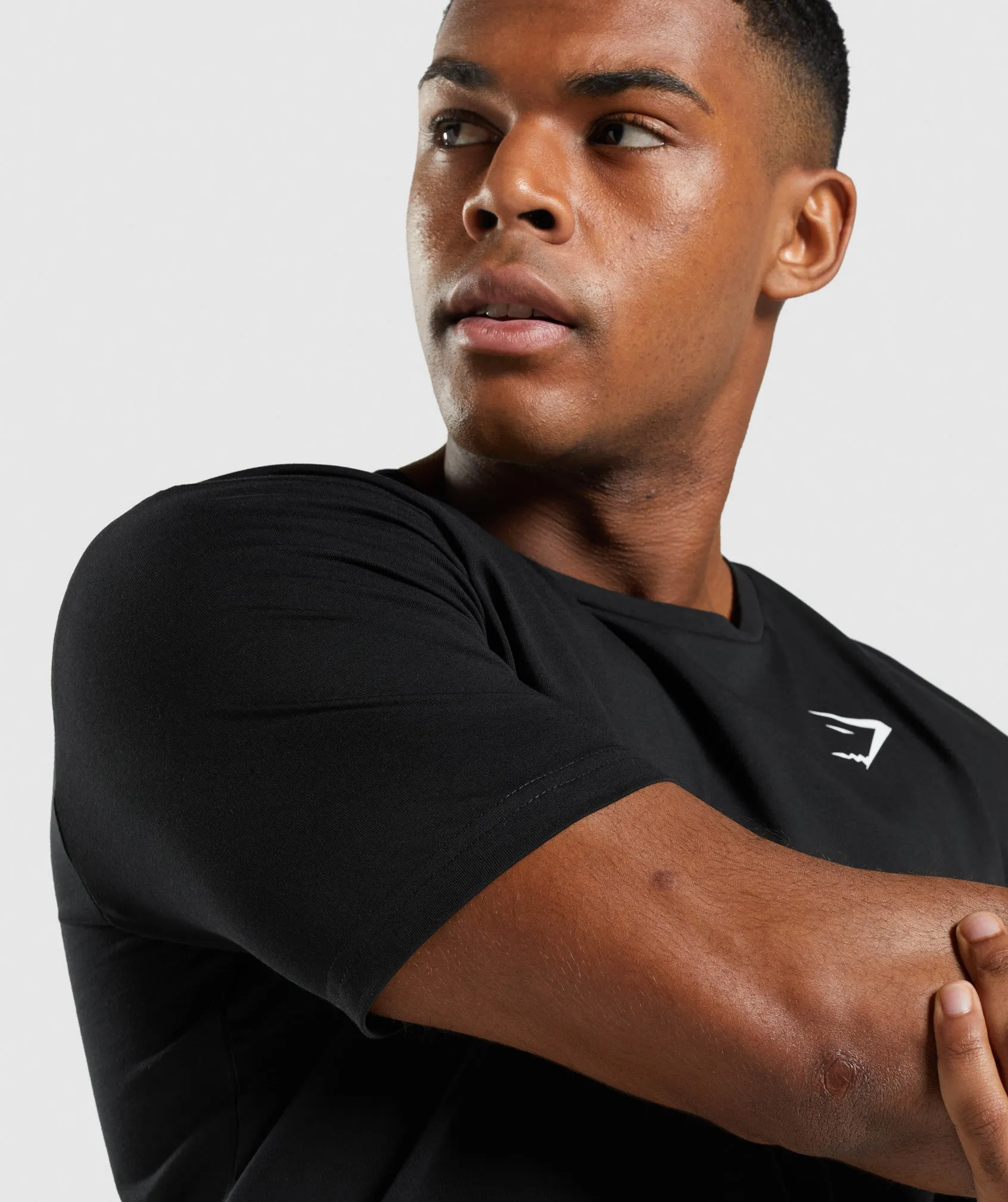 Gymshark Critical T-Shirt - Black sold by Gymshark product image thumbnail 5
