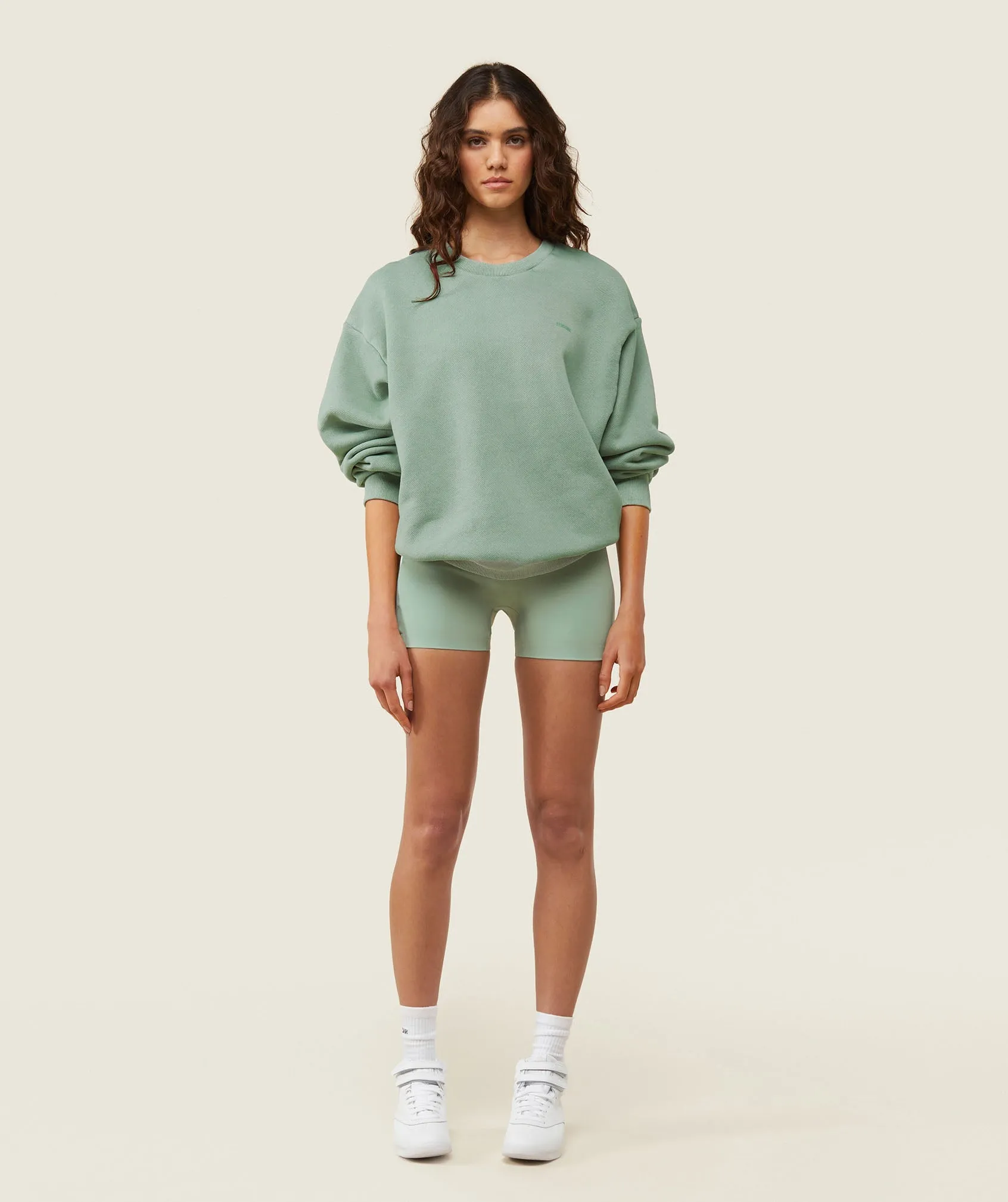 Gymshark everywear Relaxed Sweatshirt - Dollar Green sold by Gymshark product image thumbnail 2