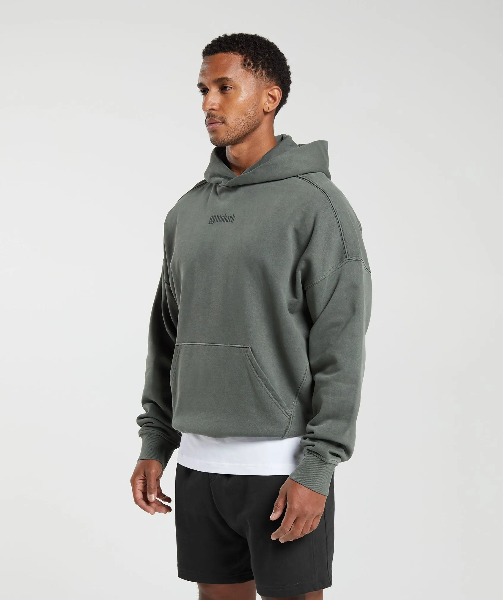 Gymshark Heavyweight Hoodie - Deep Olive Green sold by Gymshark product image thumbnail 3