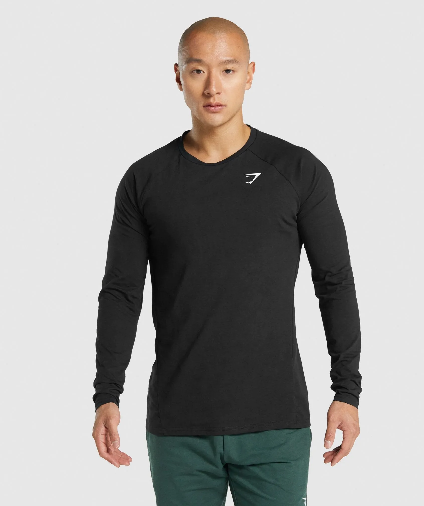 Gymshark Critical 2.0 Long Sleeve T-Shirt - Black sold by Gymshark
