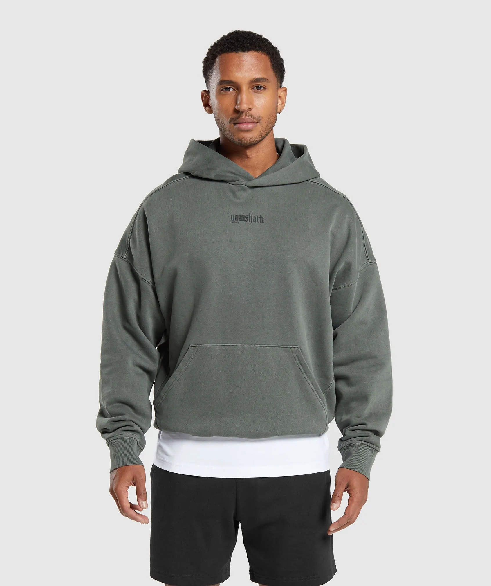 Gymshark Heavyweight Hoodie - Deep Olive Green sold by Gymshark product image thumbnail 2