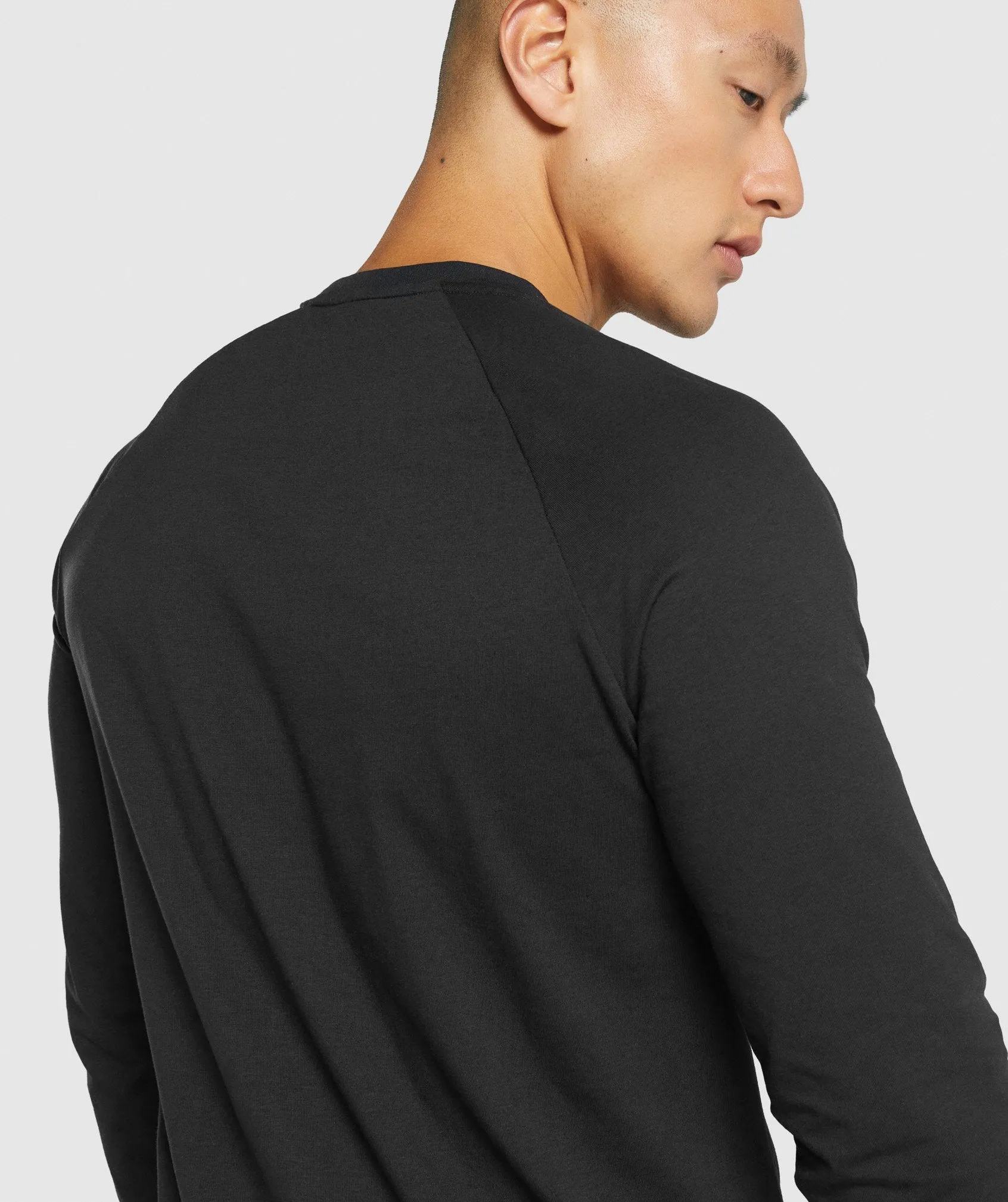 Gymshark Critical 2.0 Long Sleeve T-Shirt - Black sold by Gymshark product image thumbnail 5
