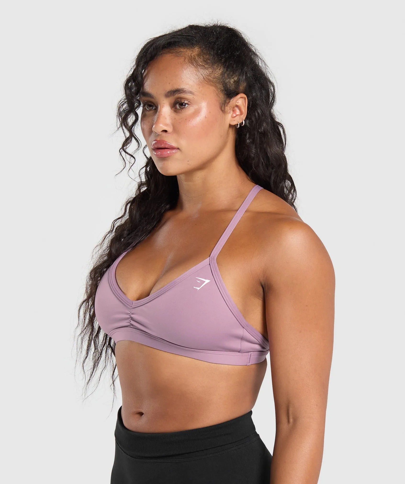 Gymshark Minimal Sports Bra - Soft Purple sold by Gymshark product image thumbnail 3