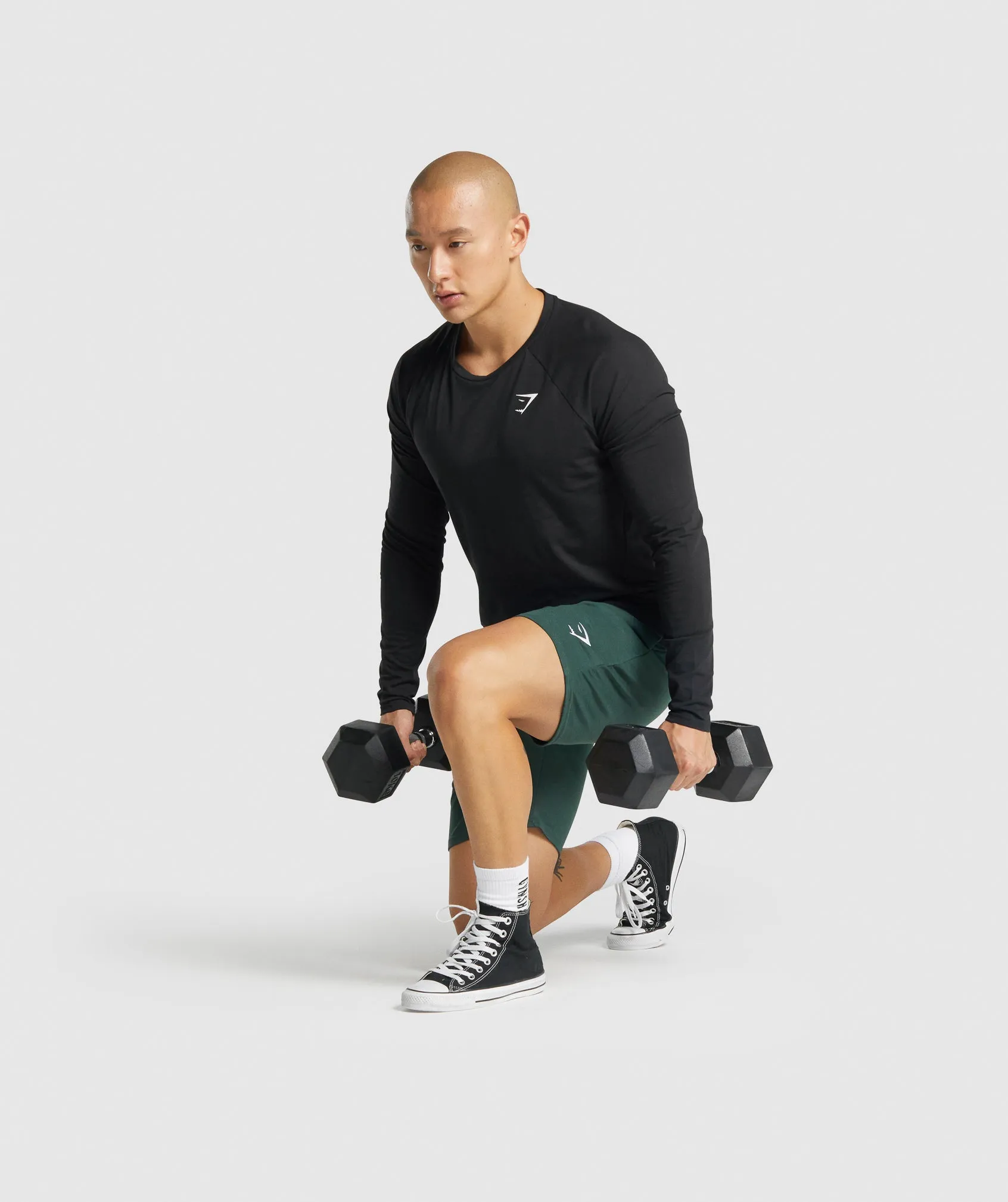 Gymshark Critical 2.0 Long Sleeve T-Shirt - Black sold by Gymshark product image thumbnail 4