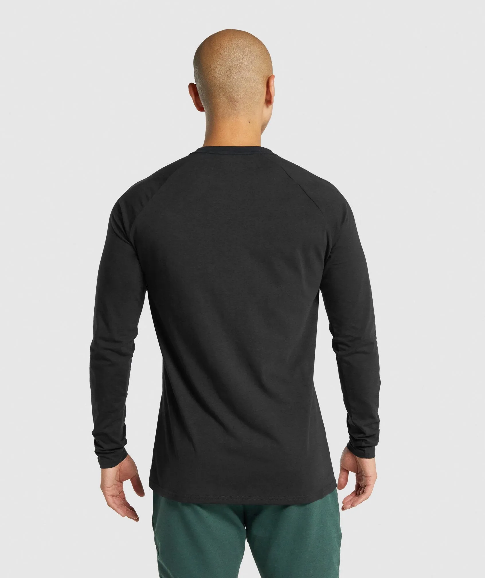 Gymshark Critical 2.0 Long Sleeve T-Shirt - Black sold by Gymshark product image thumbnail 2