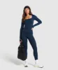 Gymshark Everyday Long Sleeve Midi Top - Navy sold by Gymshark