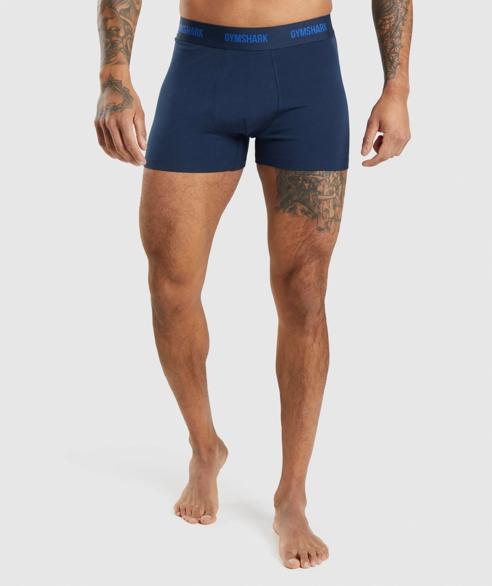Gymshark Boxers 2pk - Core Olive/Navy sold by Gymshark product image thumbnail 3