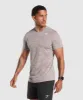 Gymshark Arrival Marl T-Shirt - Pebble Grey/Powder Mauve Marl sold by Gymshark