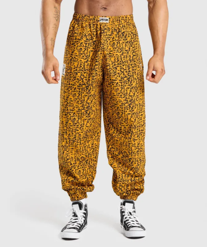 Gymshark Printed Pumper Pants - Burnt Yellow sold by Gymshark