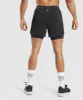 Gymshark Speed Evolve 5" 2 In 1 Shorts - Black sold by Gymshark