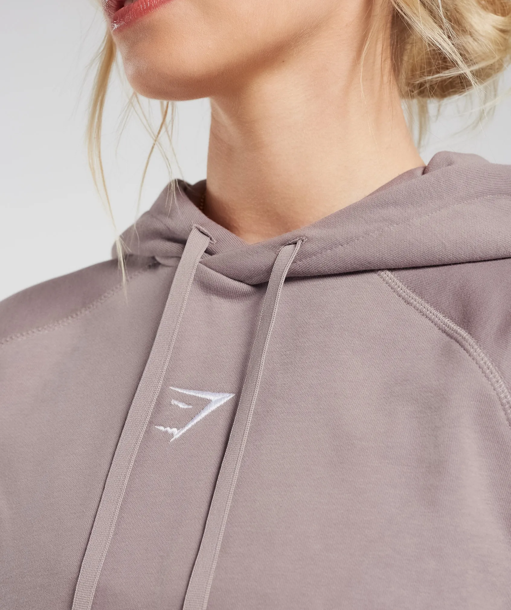 Gymshark Training Oversized Fleece Hoodie - Washed Mauve sold by Gymshark product image thumbnail 5