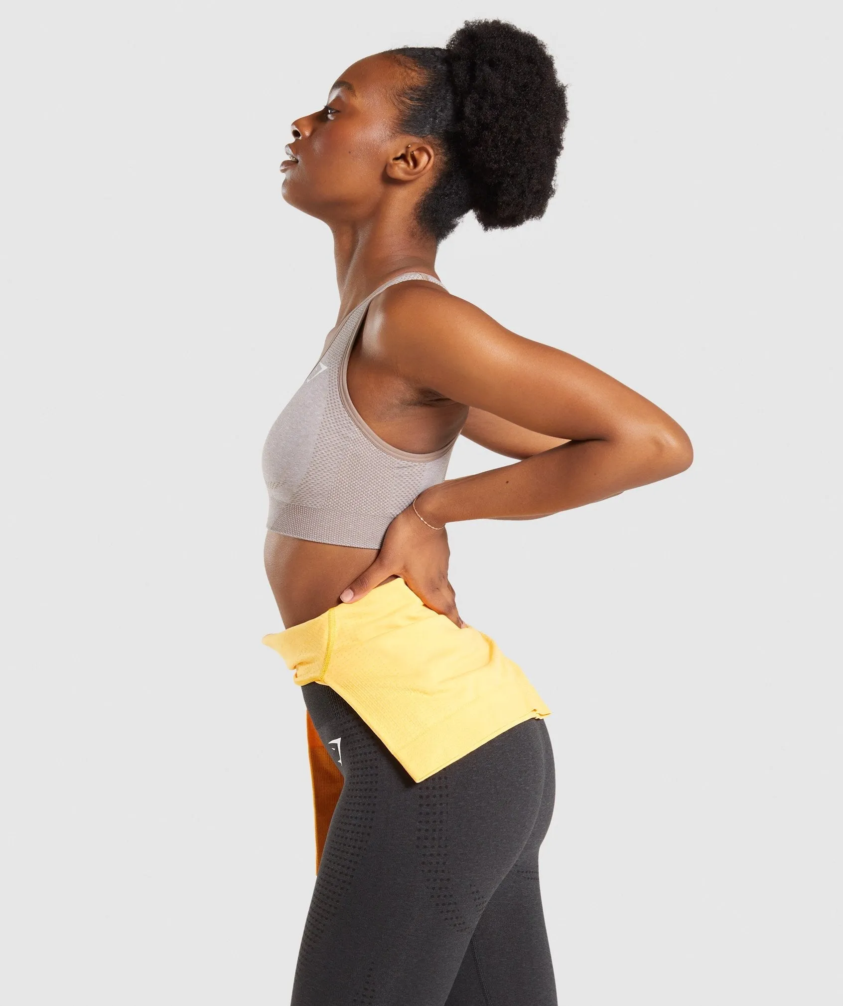 Gymshark Vital Seamless 2.0 Sports Bra - Taupe Marl sold by Gymshark product image thumbnail 3