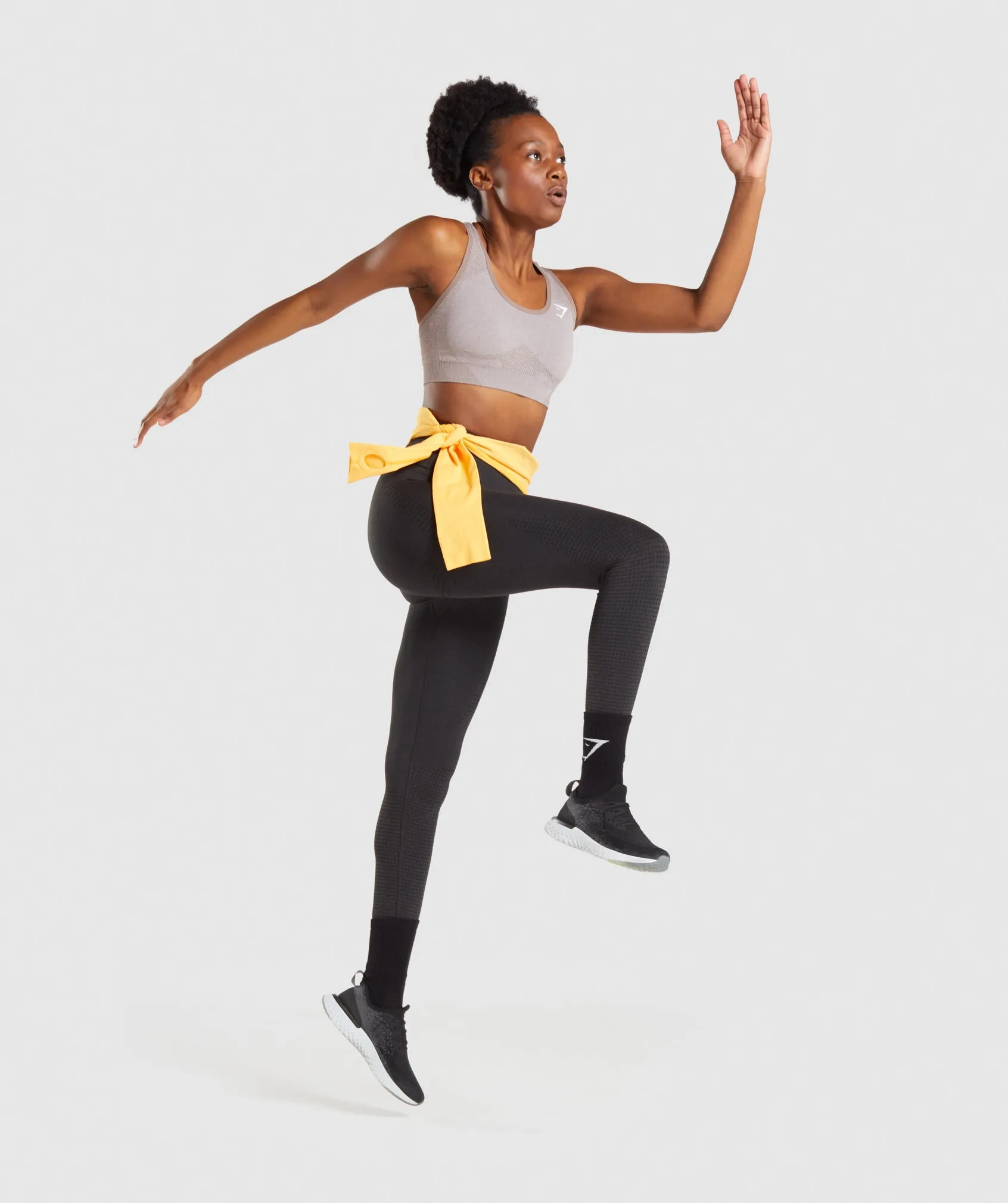 Gymshark Vital Seamless 2.0 Sports Bra - Taupe Marl sold by Gymshark product image thumbnail 4