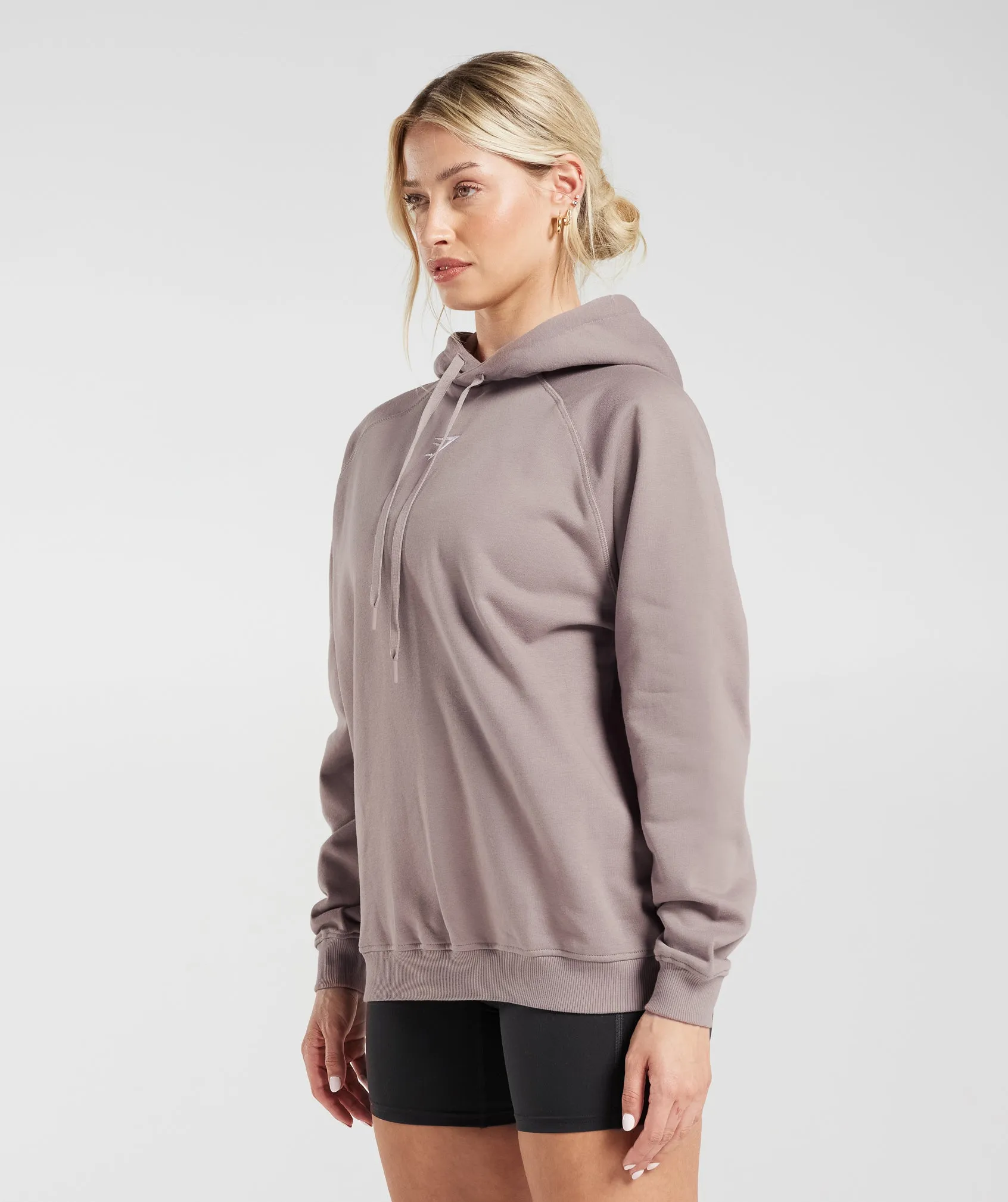 Gymshark Training Oversized Fleece Hoodie - Washed Mauve sold by Gymshark product image thumbnail 3