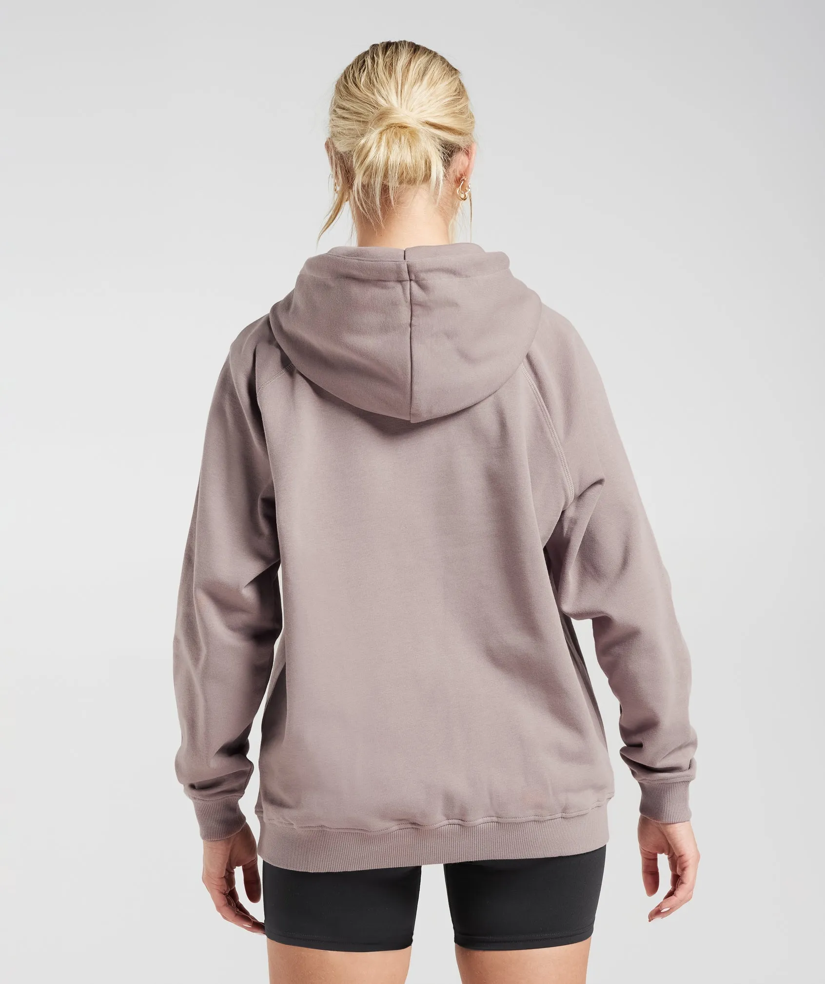 Gymshark Training Oversized Fleece Hoodie - Washed Mauve sold by Gymshark product image thumbnail 2