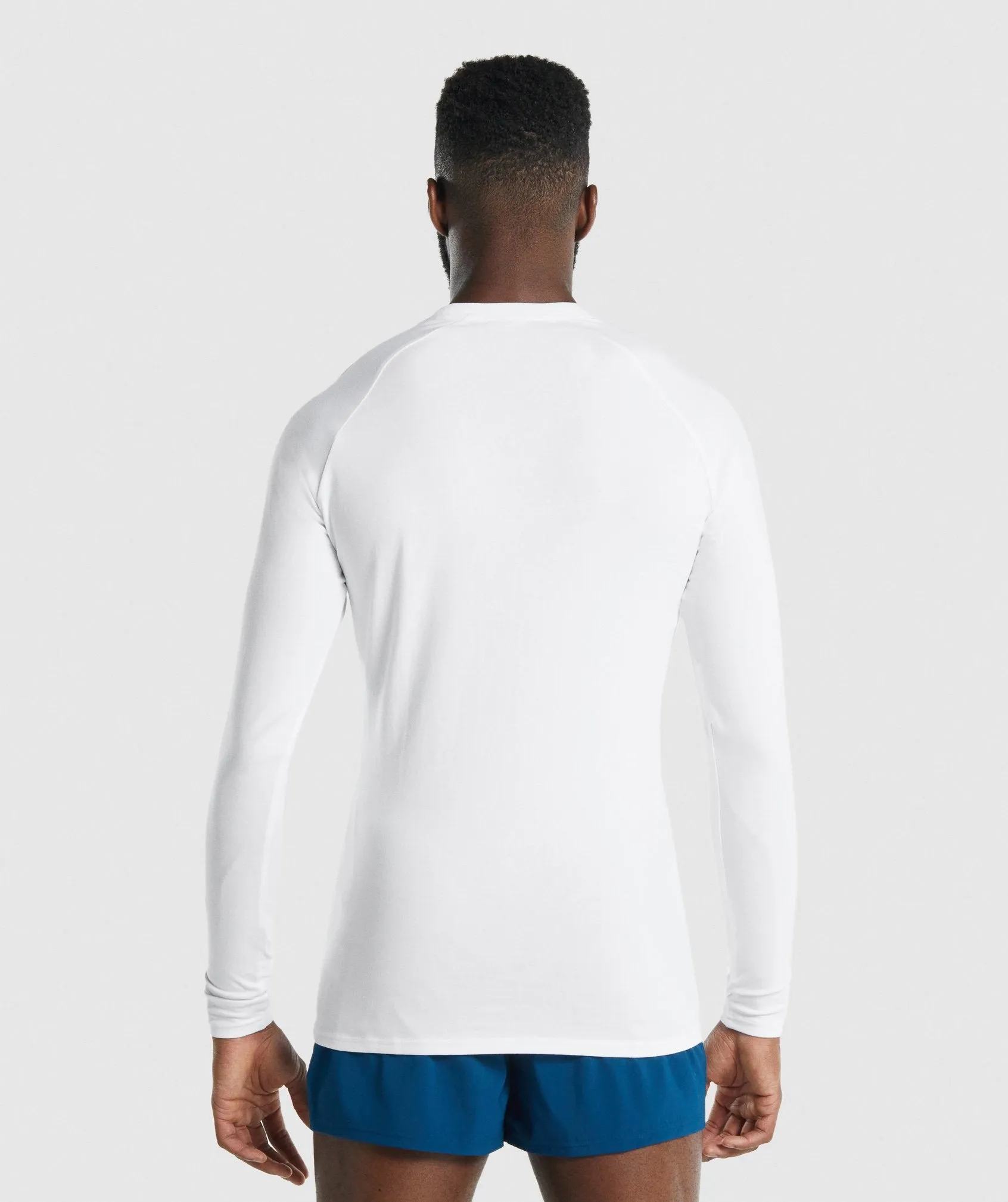 Gymshark Apollo Long Sleeve T-Shirt - White sold by Gymshark product image thumbnail 2