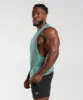 Gymshark React Drop Arm Tank - Ink Teal sold by Gymshark