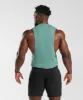 Gymshark React Drop Arm Tank - Ink Teal sold by Gymshark