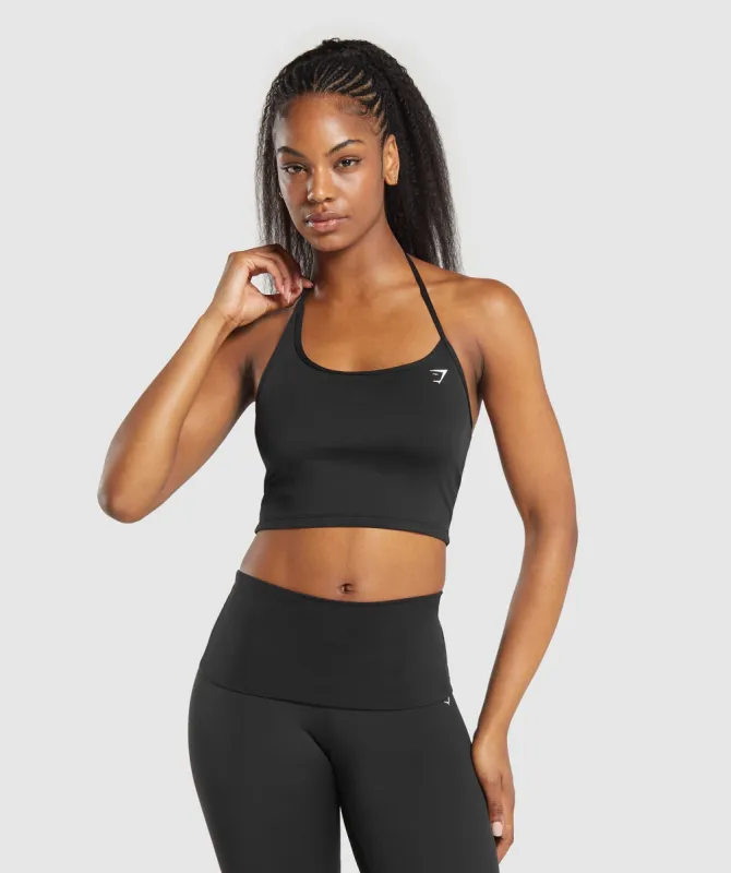 Gymshark Everyday C&S One Shoulder Crop Top - Black sold by Gymshark