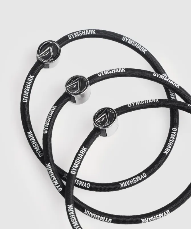 Gymshark Sharkhead Hairband 3pk - Black sold by Gymshark