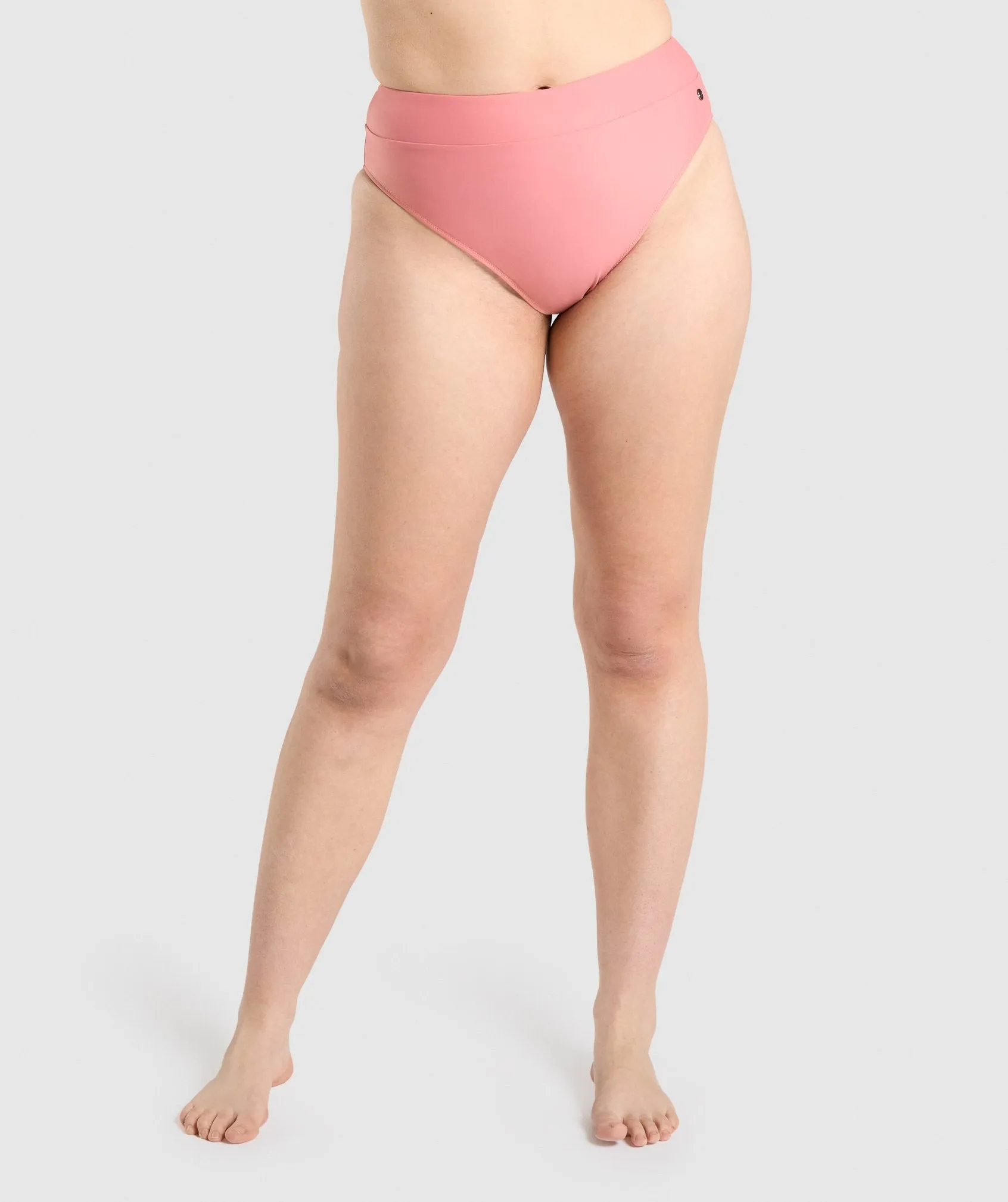 Gymshark High Rise Bikini Bottoms - Light Pink sold by Gymshark