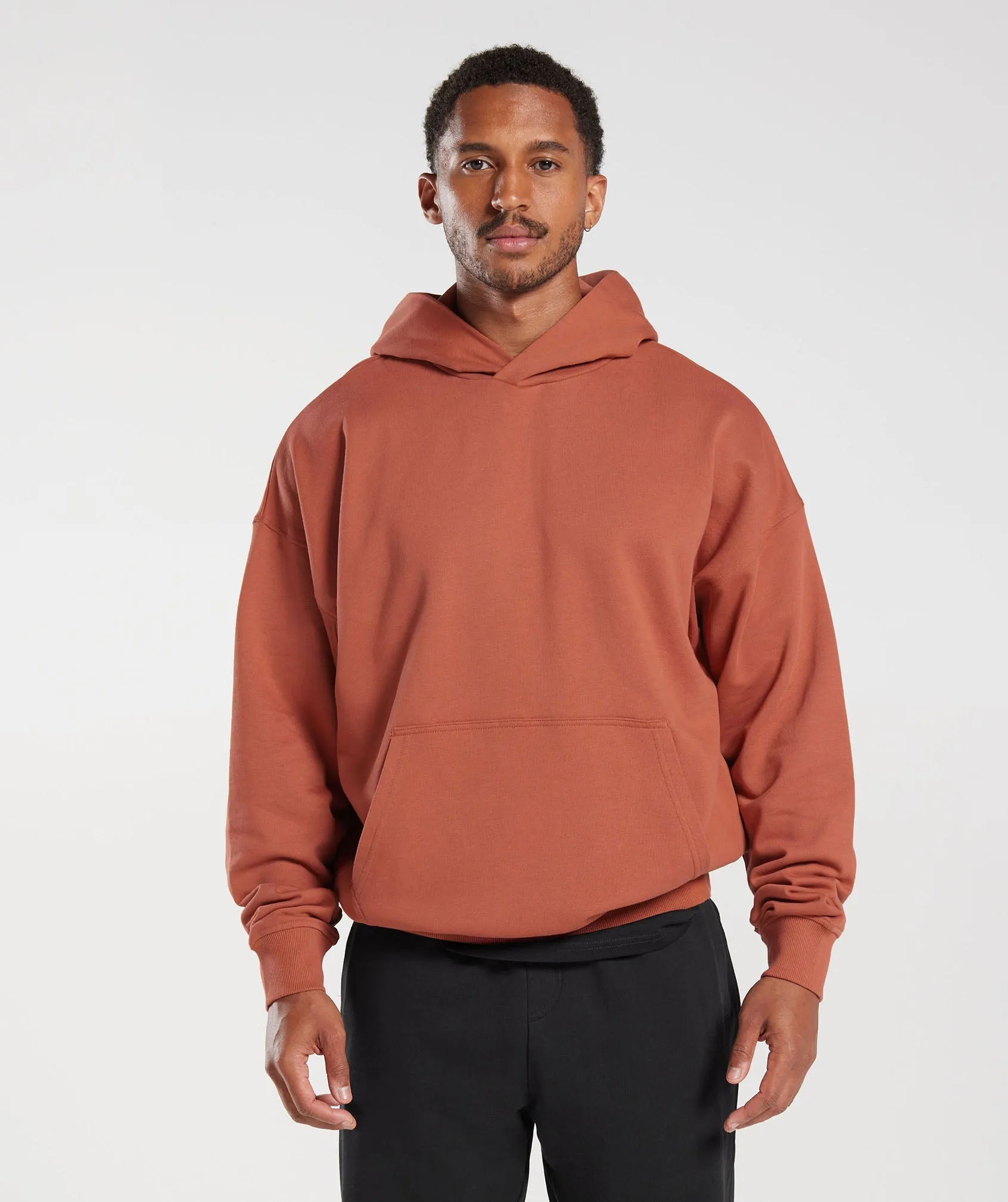 Gymshark Rest Day Essentials Hoodie - Persimmon Red sold by Gymshark