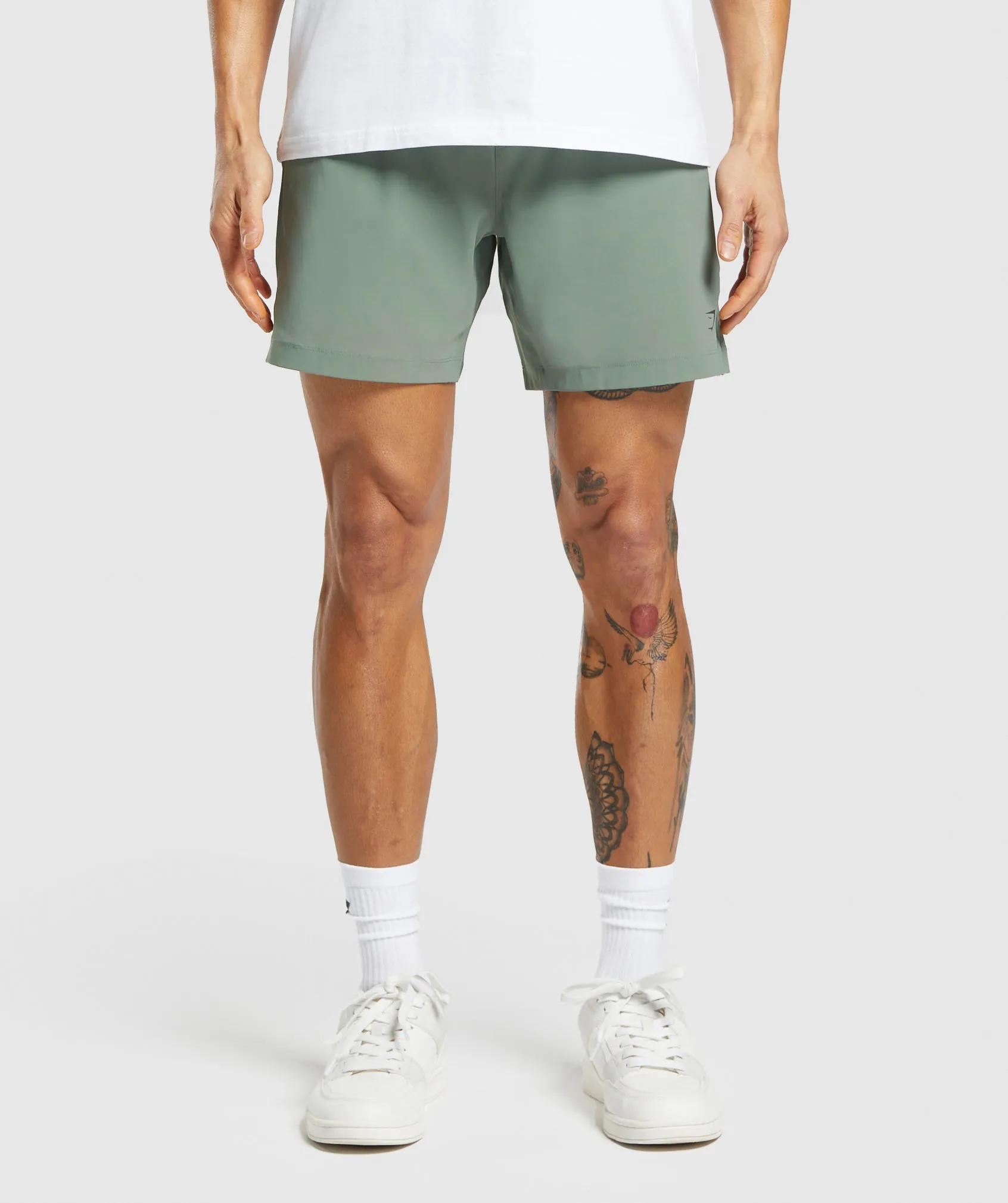 Gymshark Hybrid 6" Shorts - Unit Green sold by Gymshark