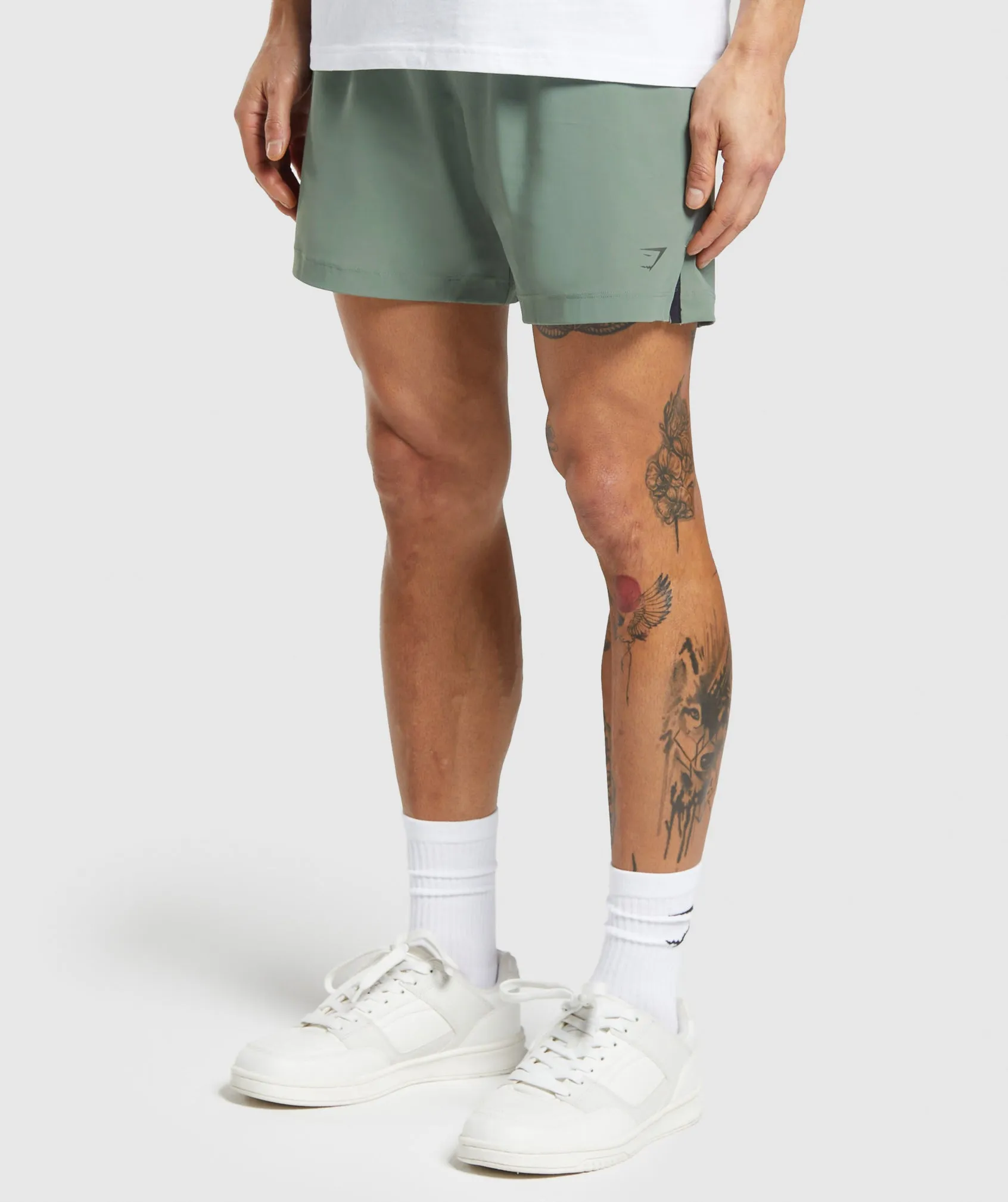 Gymshark Hybrid 6" Shorts - Unit Green sold by Gymshark product image thumbnail 3