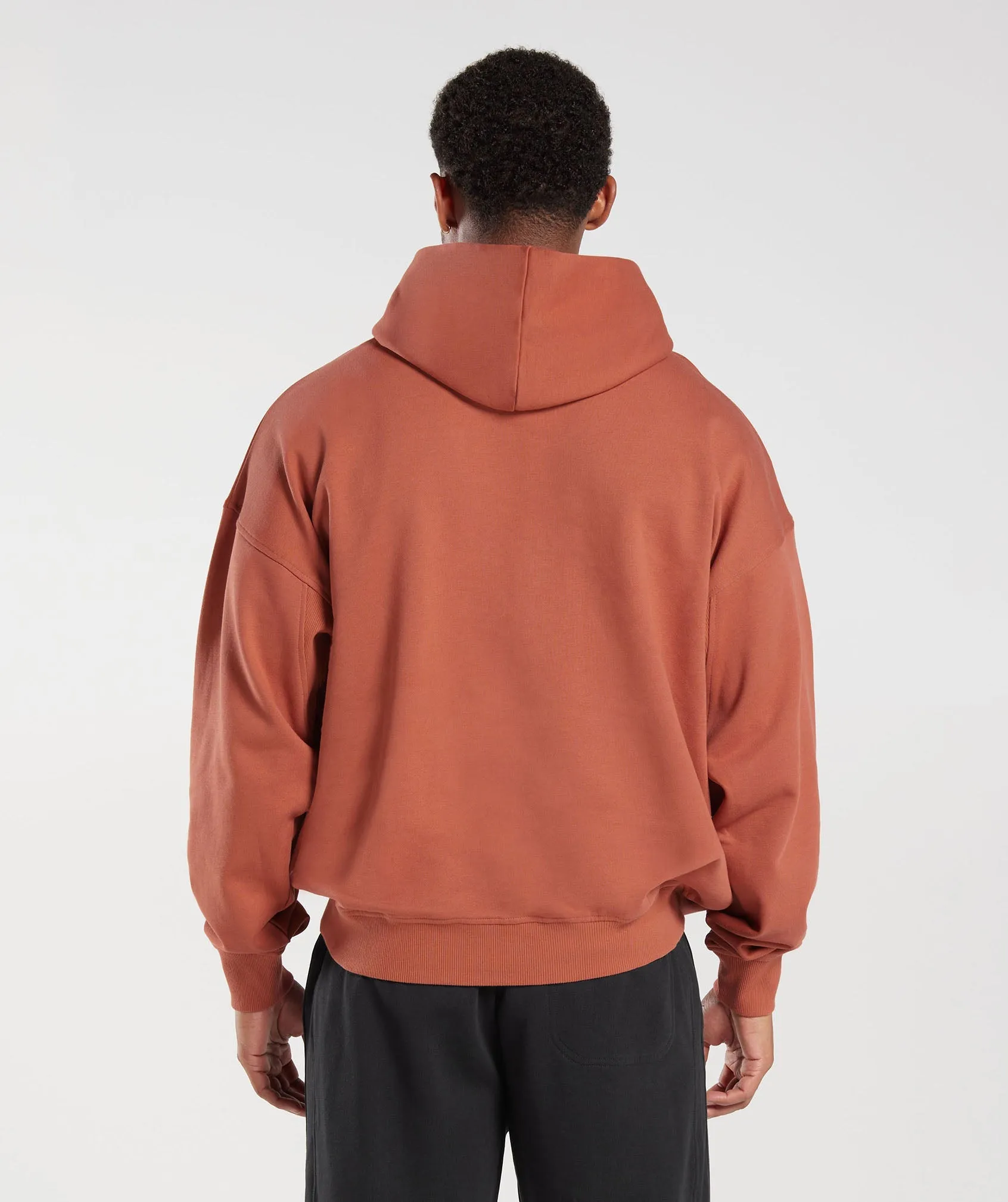 Gymshark Rest Day Essentials Hoodie - Persimmon Red sold by Gymshark product image thumbnail 2