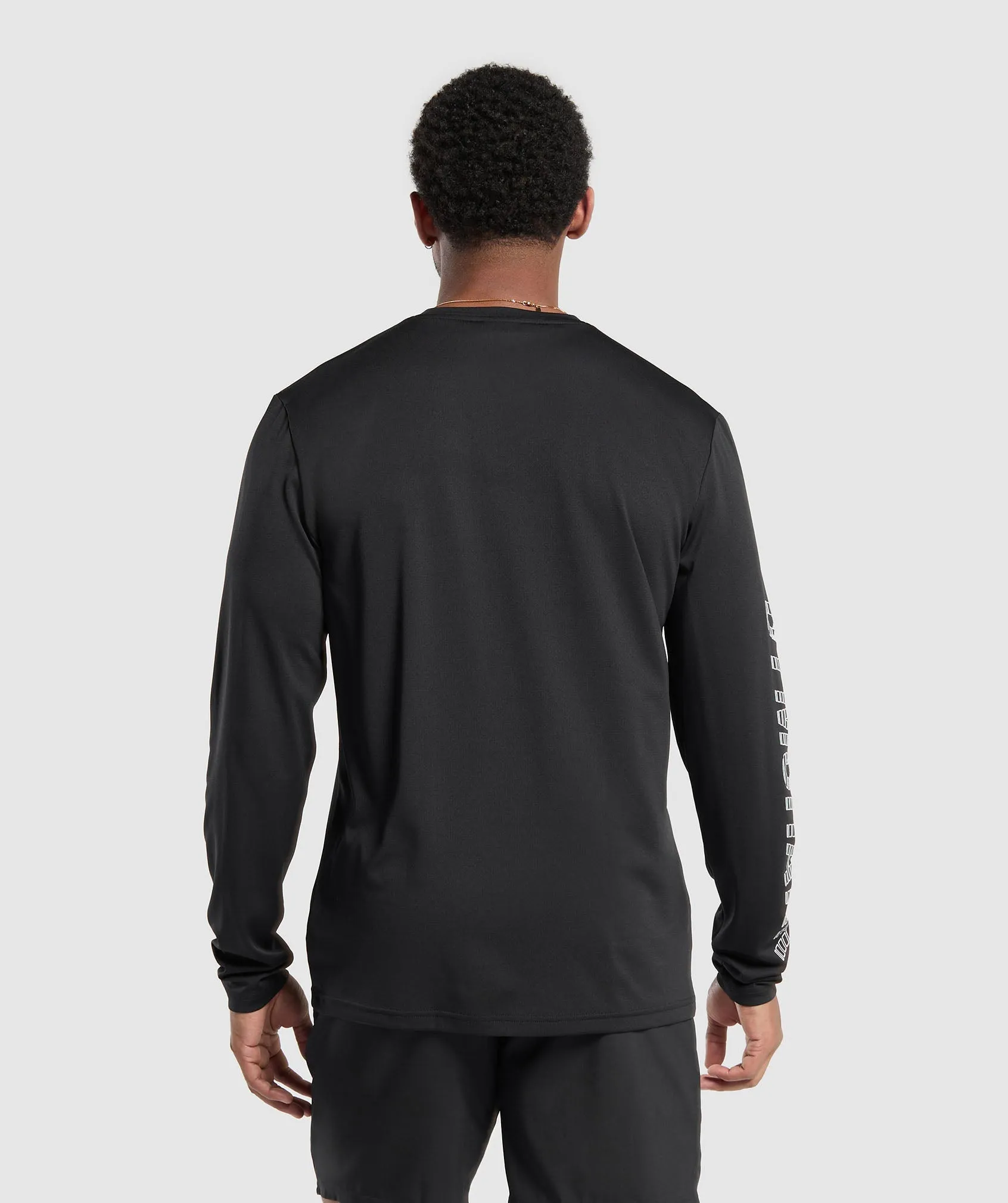 Gymshark Conditioning Goods Long Sleeve T-Shirt - Black sold by Gymshark product image thumbnail 2