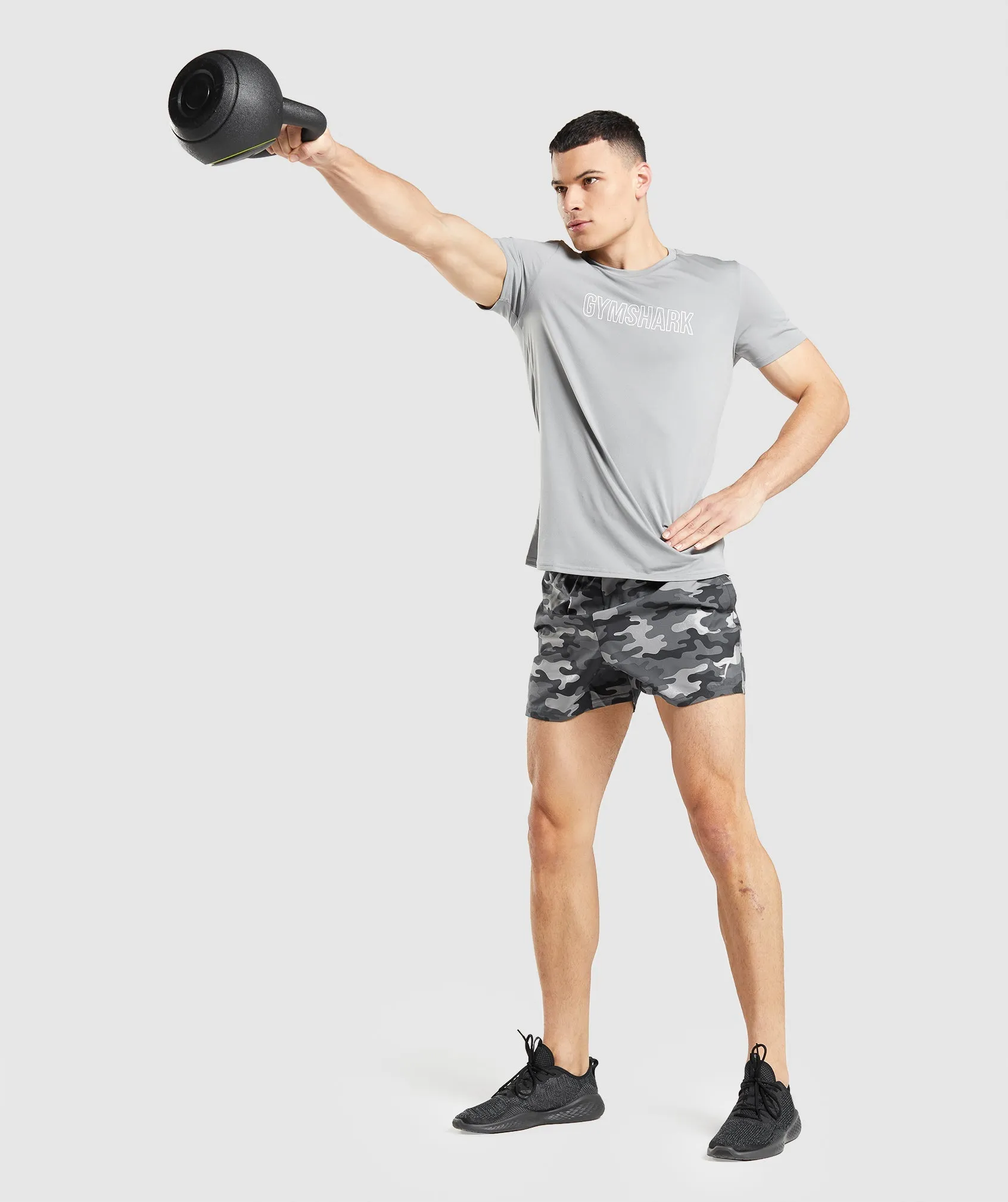 Gymshark Arrival Graphic T-Shirt - Smokey Grey sold by Gymshark product image thumbnail 4