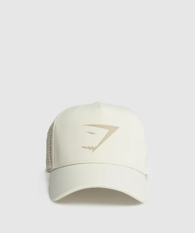 Gymshark Mesh Trucker - Ecru White sold by Gymshark