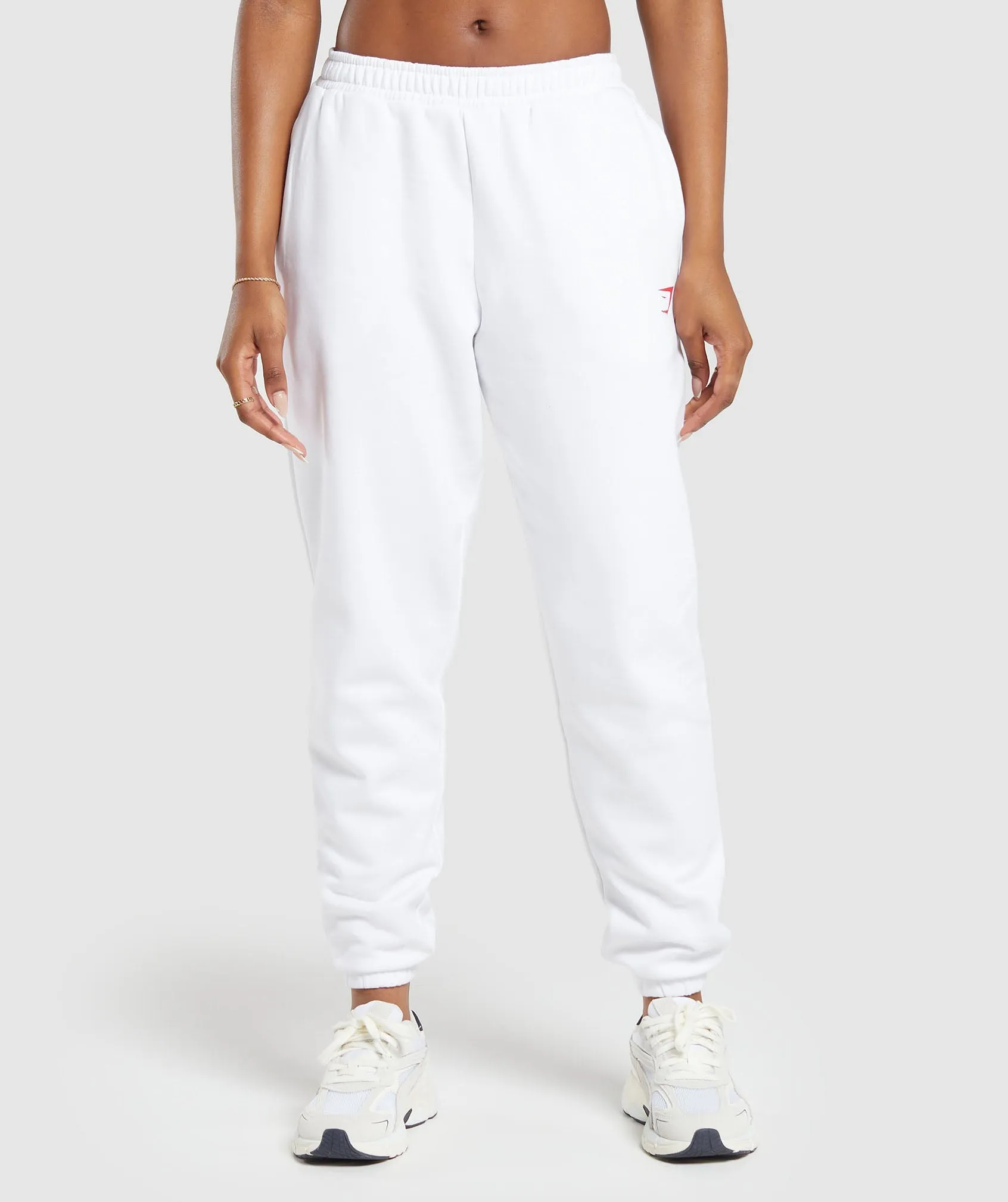Gymshark I Heart Gym Joggers - White sold by Gymshark product image thumbnail 2