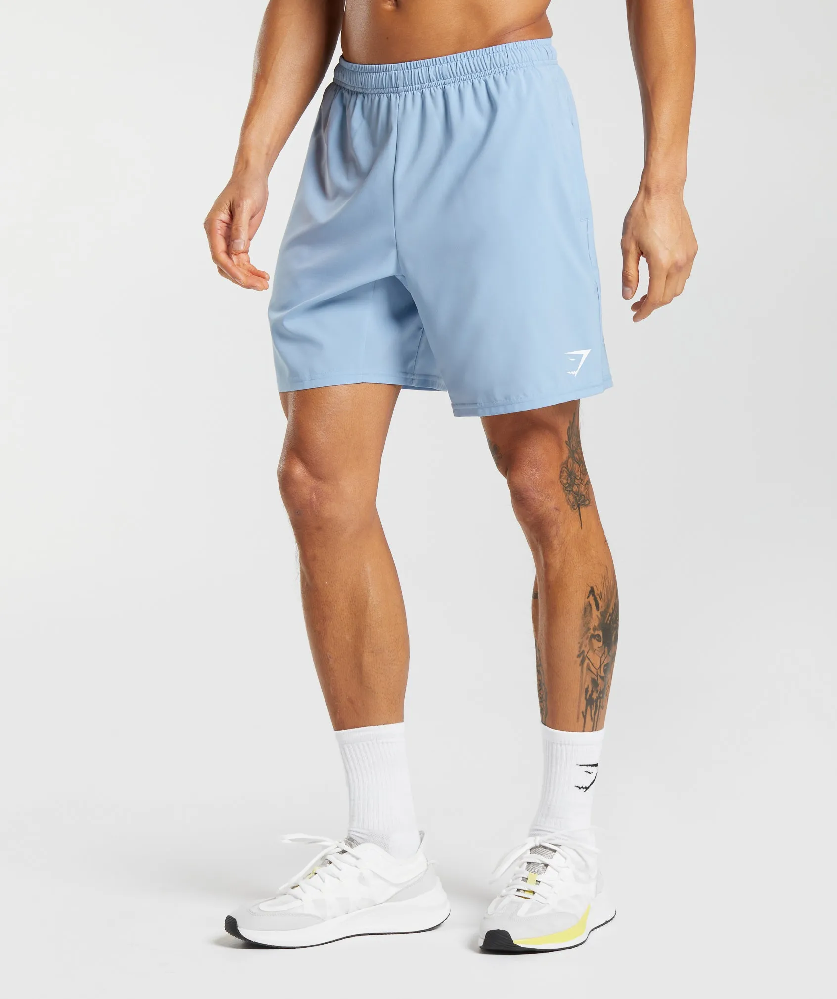 Gymshark Arrival 7" Shorts - Ozone Blue sold by Gymshark