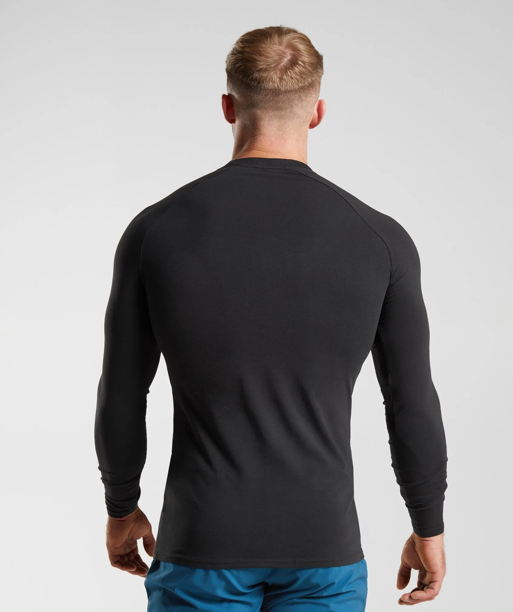 Gymshark Apollo Long Sleeve T-Shirt - Black sold by Gymshark product image thumbnail 2