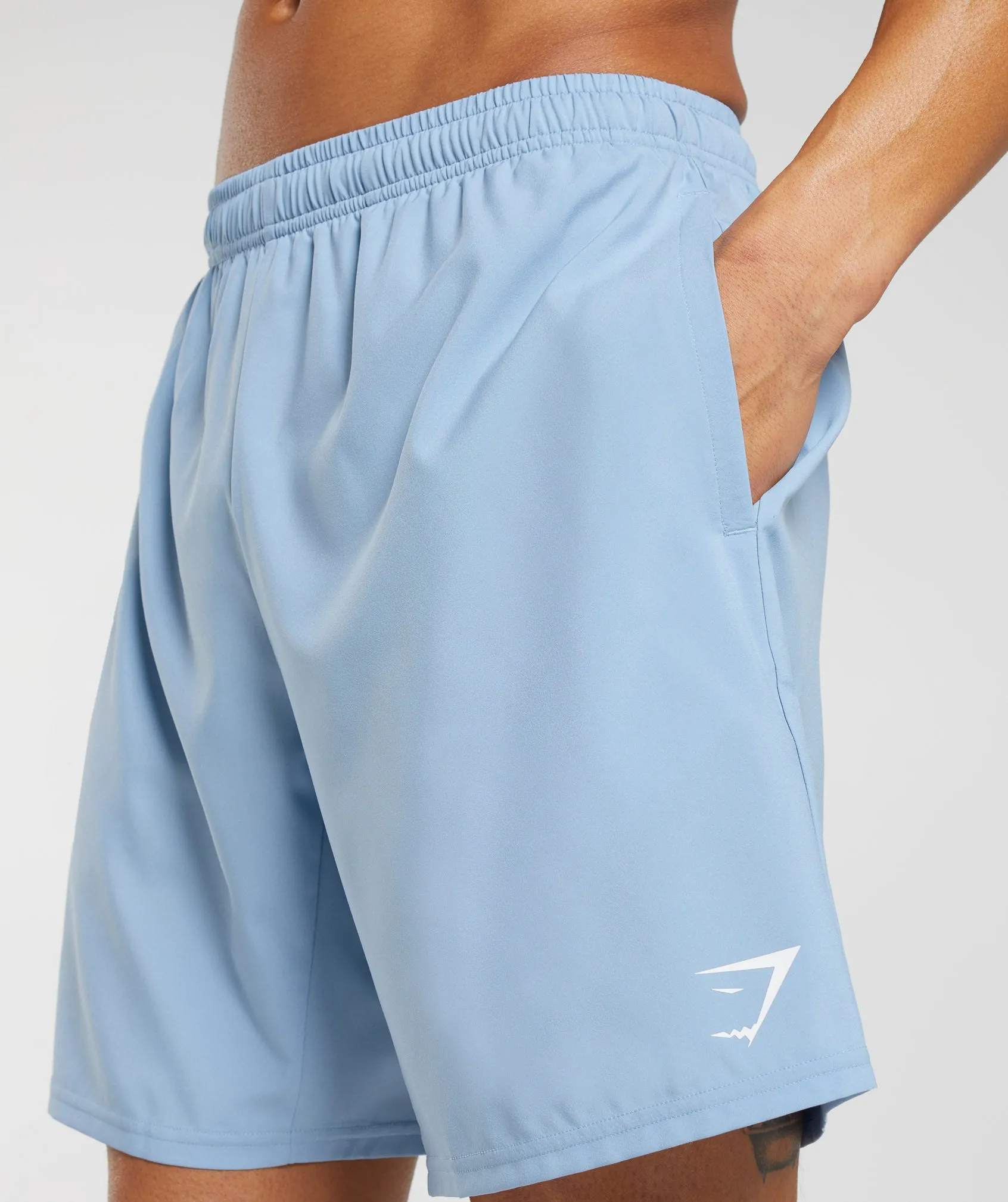 Gymshark Arrival 7" Shorts - Ozone Blue sold by Gymshark product image thumbnail 4