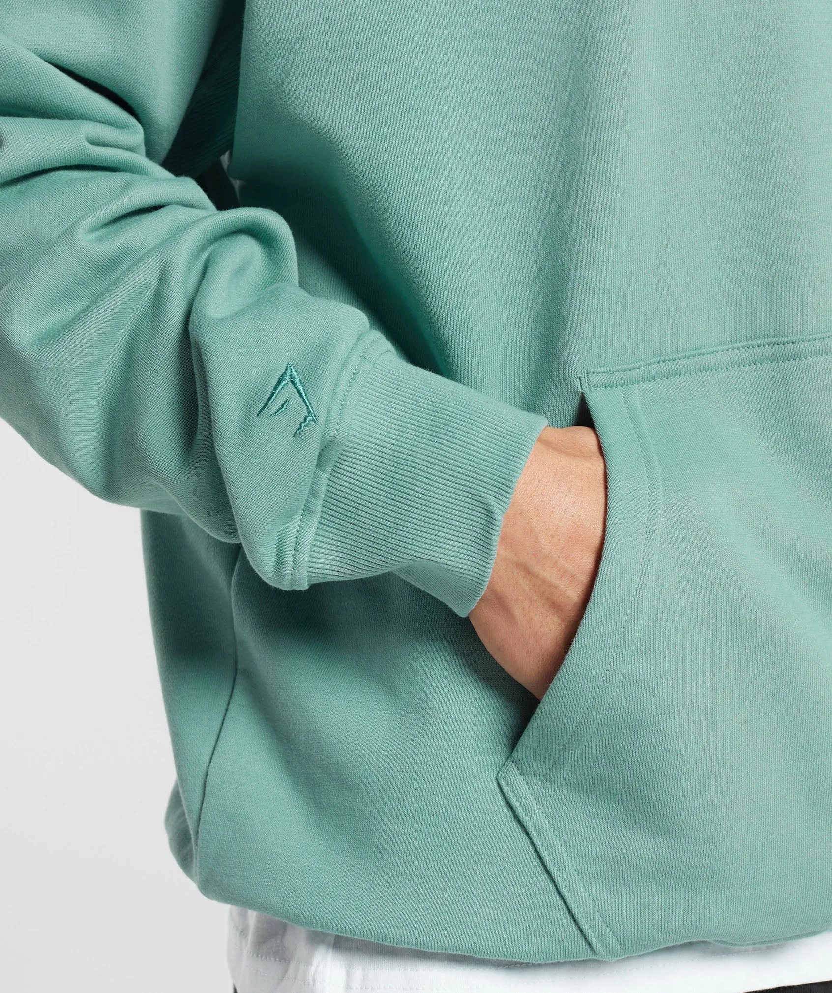 Gymshark Rest Day Essentials Hoodie - Duck Egg Blue sold by Gymshark product image thumbnail 5