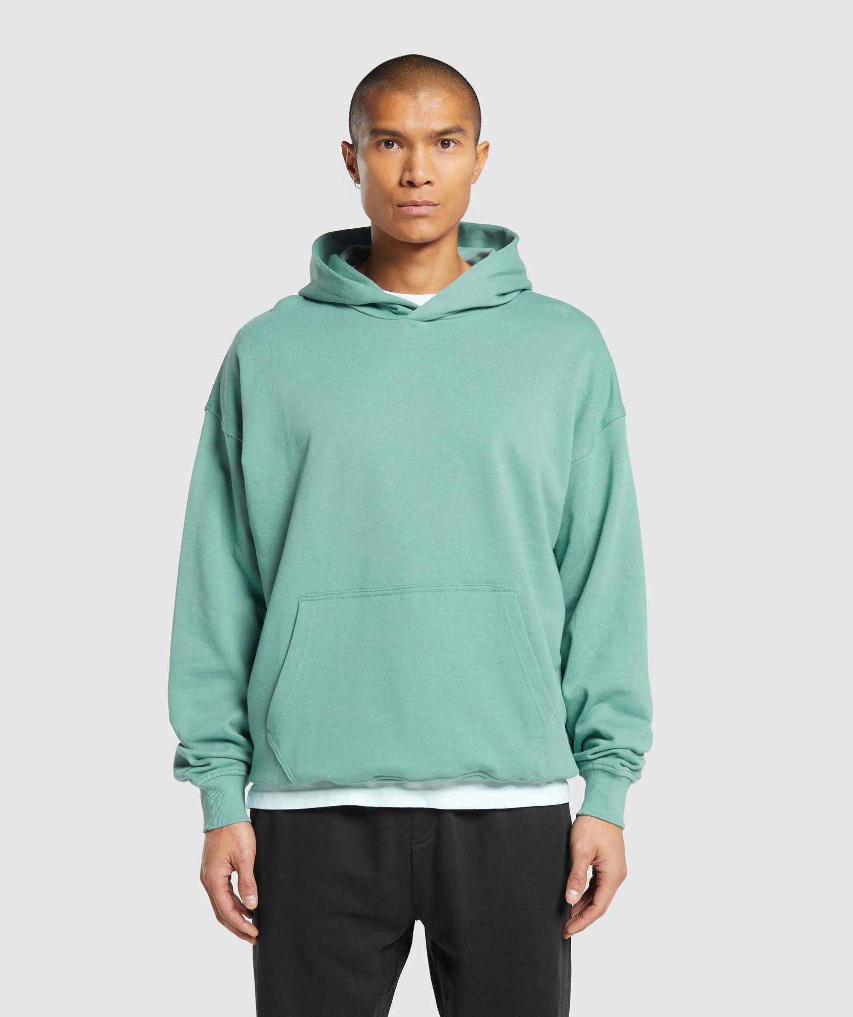Gymshark Rest Day Essentials Hoodie - Duck Egg Blue sold by Gymshark