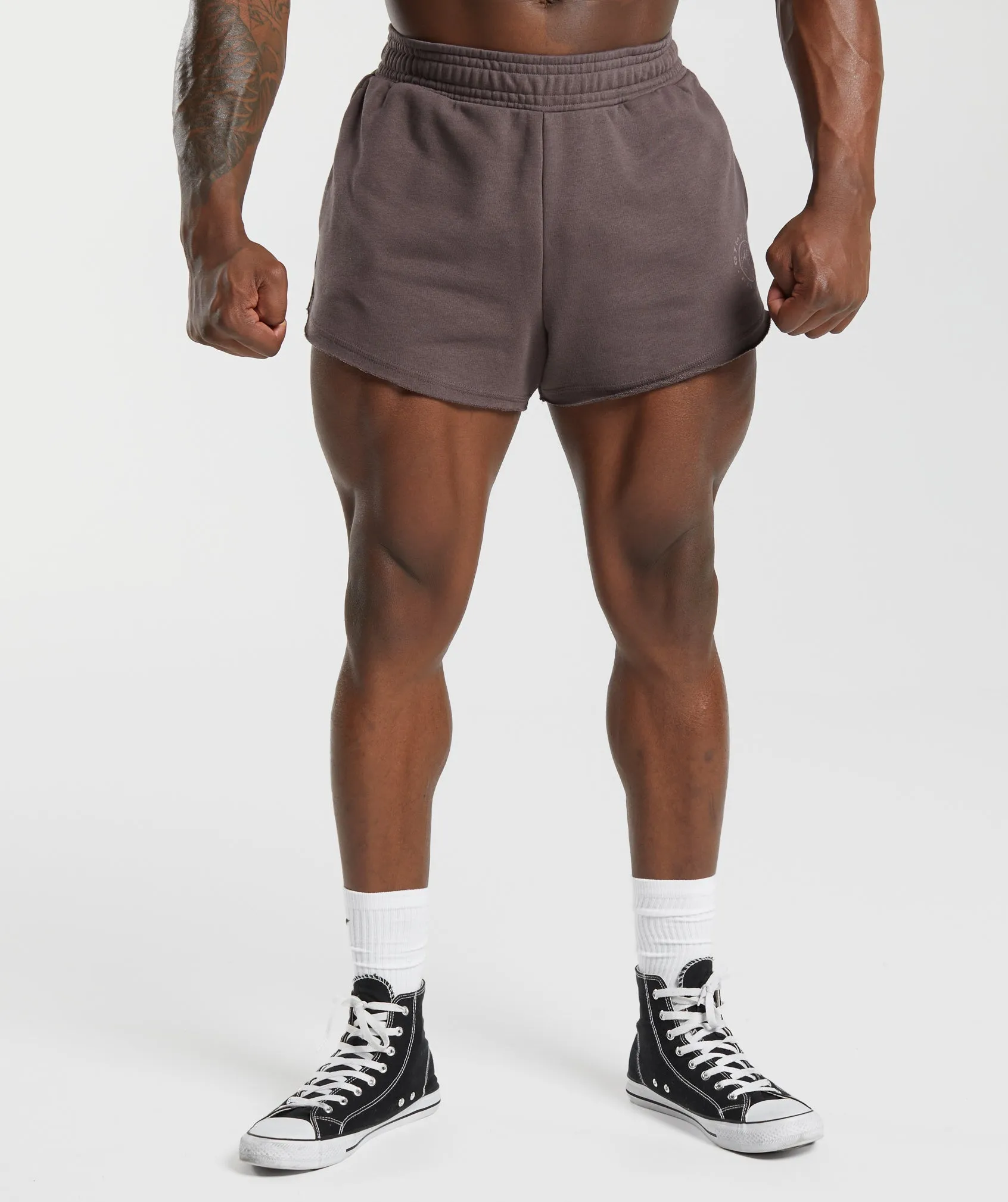 Gymshark Legacy 4" Shorts - Walnut Mauve sold by Gymshark