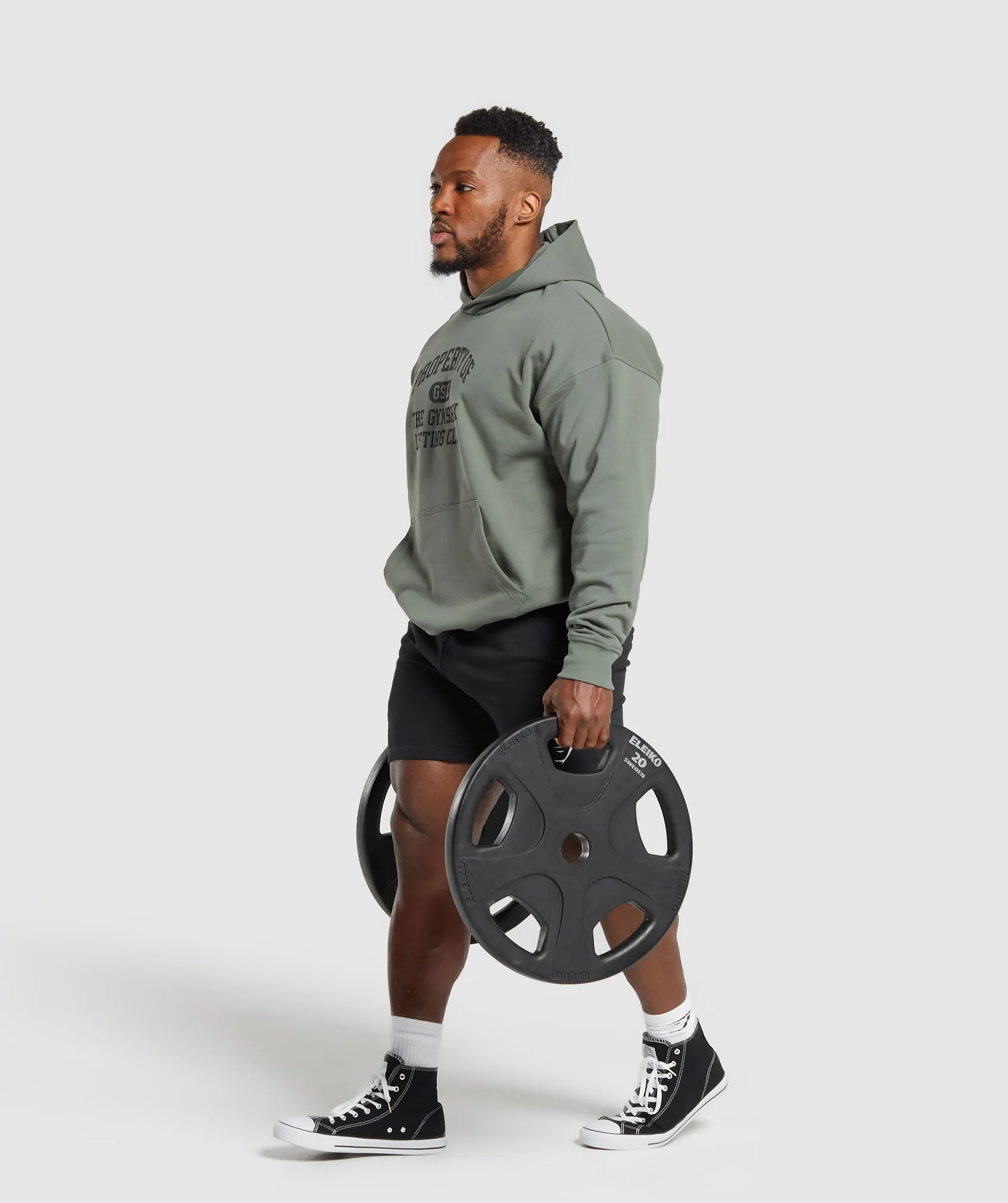 Gymshark Property Of Hoodie - Unit Green sold by Gymshark product image thumbnail 4