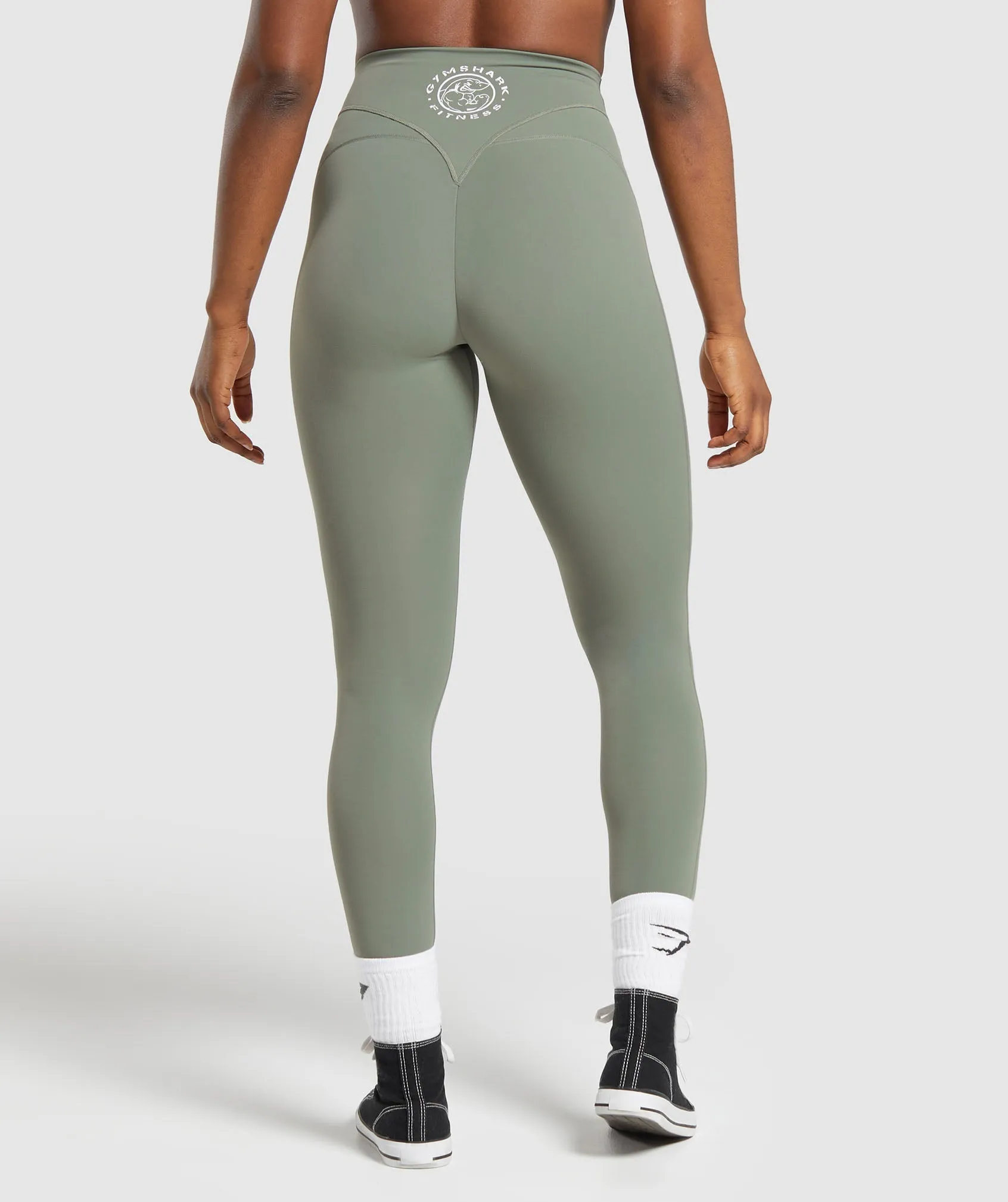 Gymshark Legacy Tall Leggings - Unit Green sold by Gymshark product image thumbnail 2