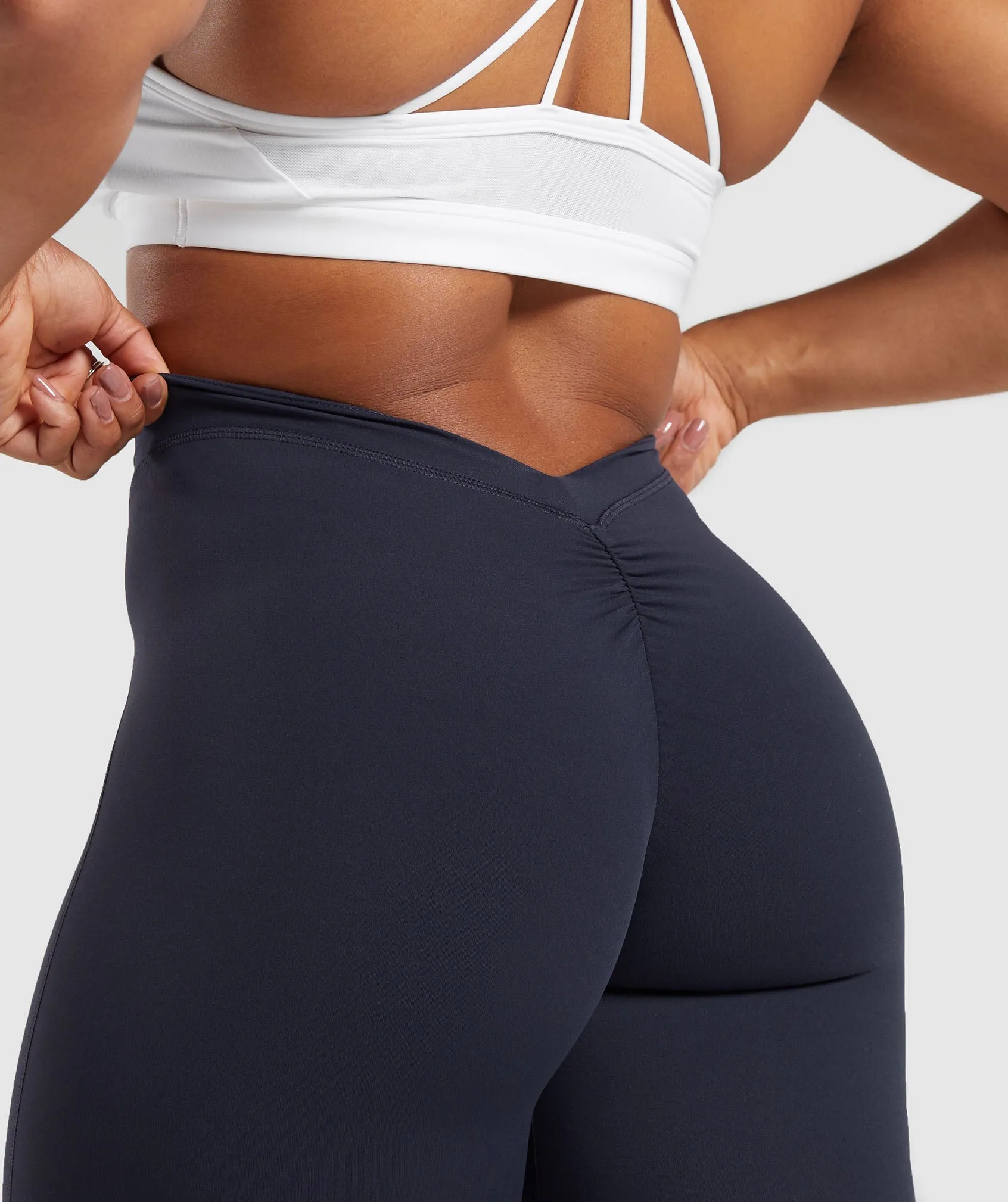 Gymshark Lifting Dipped Waistband Leggings - Heavy Blue sold by Gymshark product image thumbnail 5
