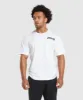 Gymshark Cartoon Lifting T-Shirt - White sold by Gymshark