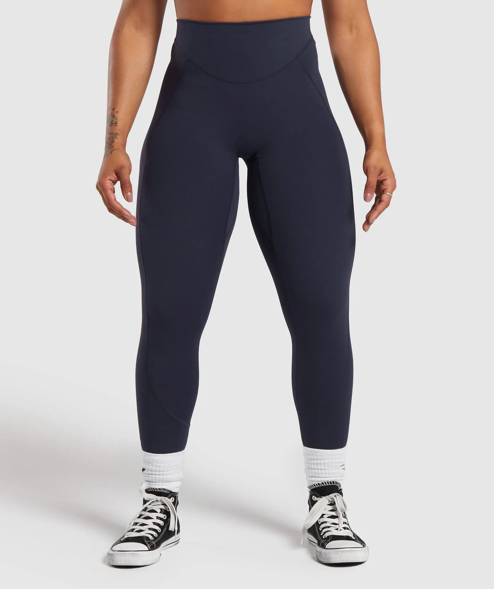 Gymshark Lifting Dipped Waistband Leggings - Heavy Blue sold by Gymshark product image thumbnail 2