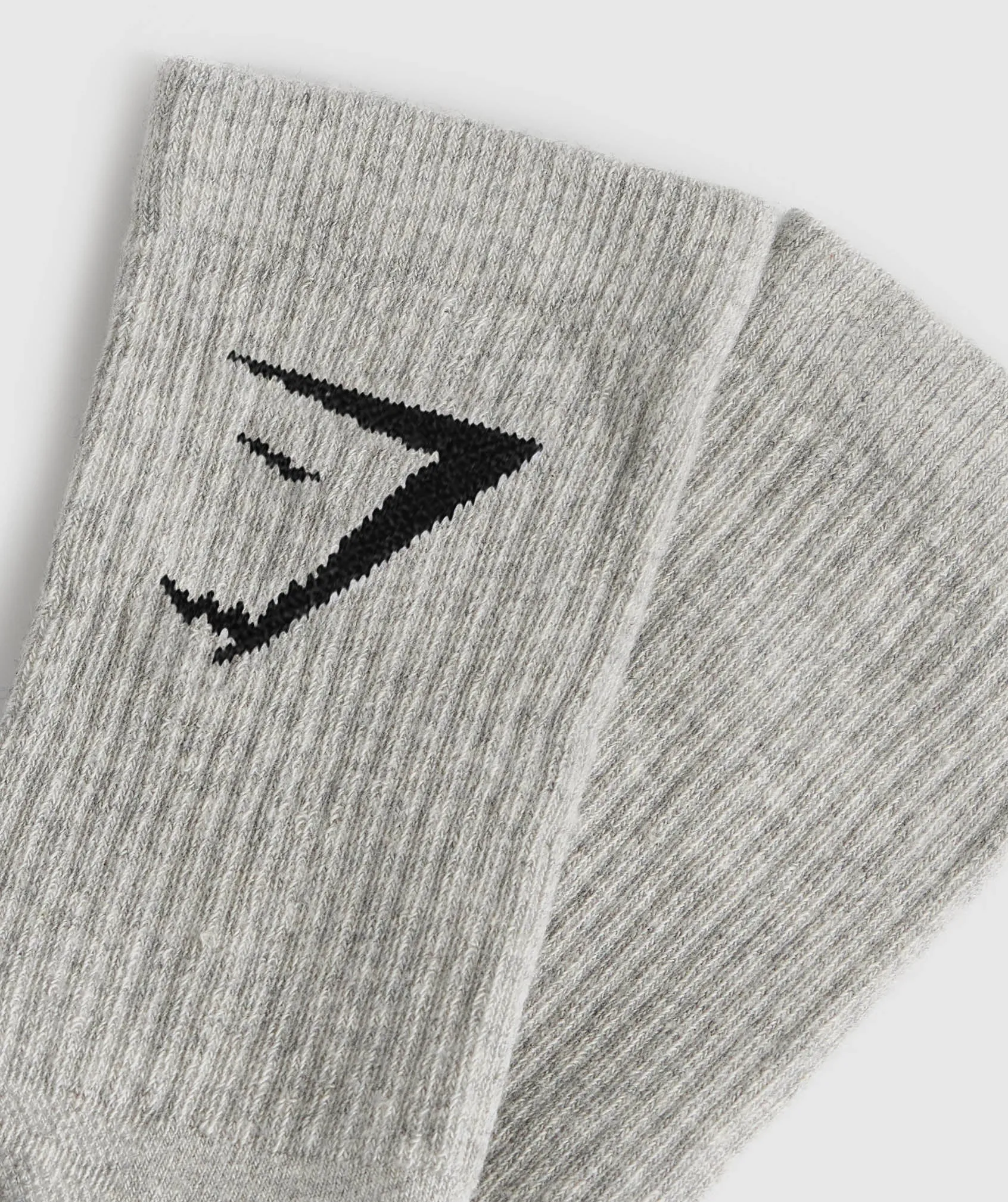 Gymshark Crew Socks 5pk - Light Grey Marl sold by Gymshark product image thumbnail 2