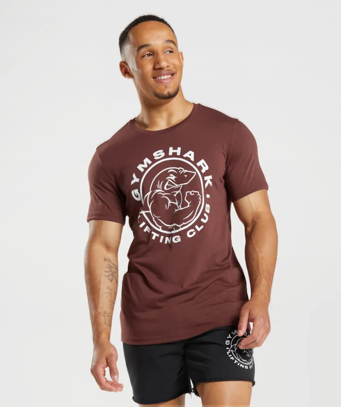 Gymshark Legacy T-Shirt - Cherry Brown sold by Gymshark